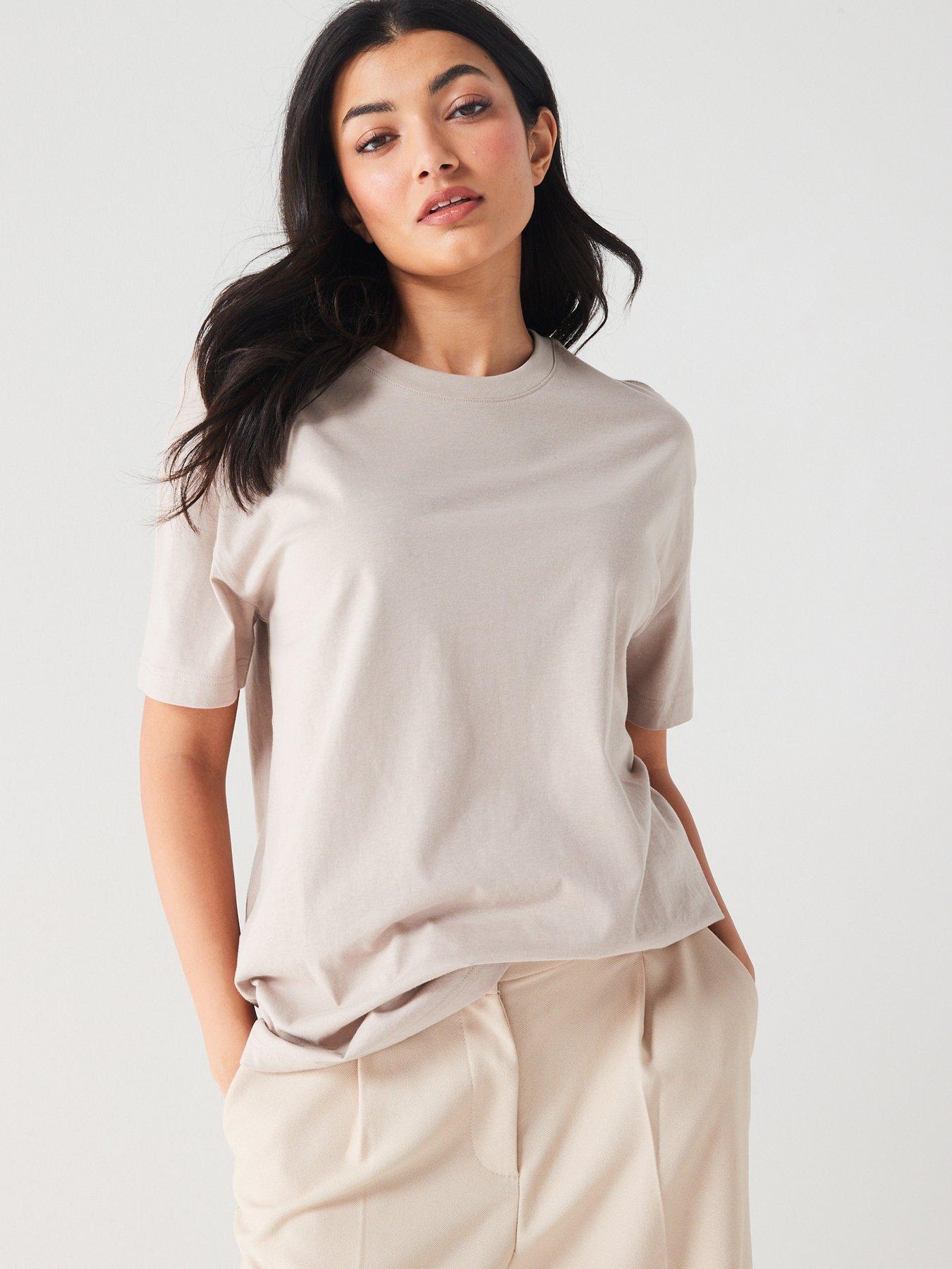 Everyday Essential Oversized T shirt Taupe Very