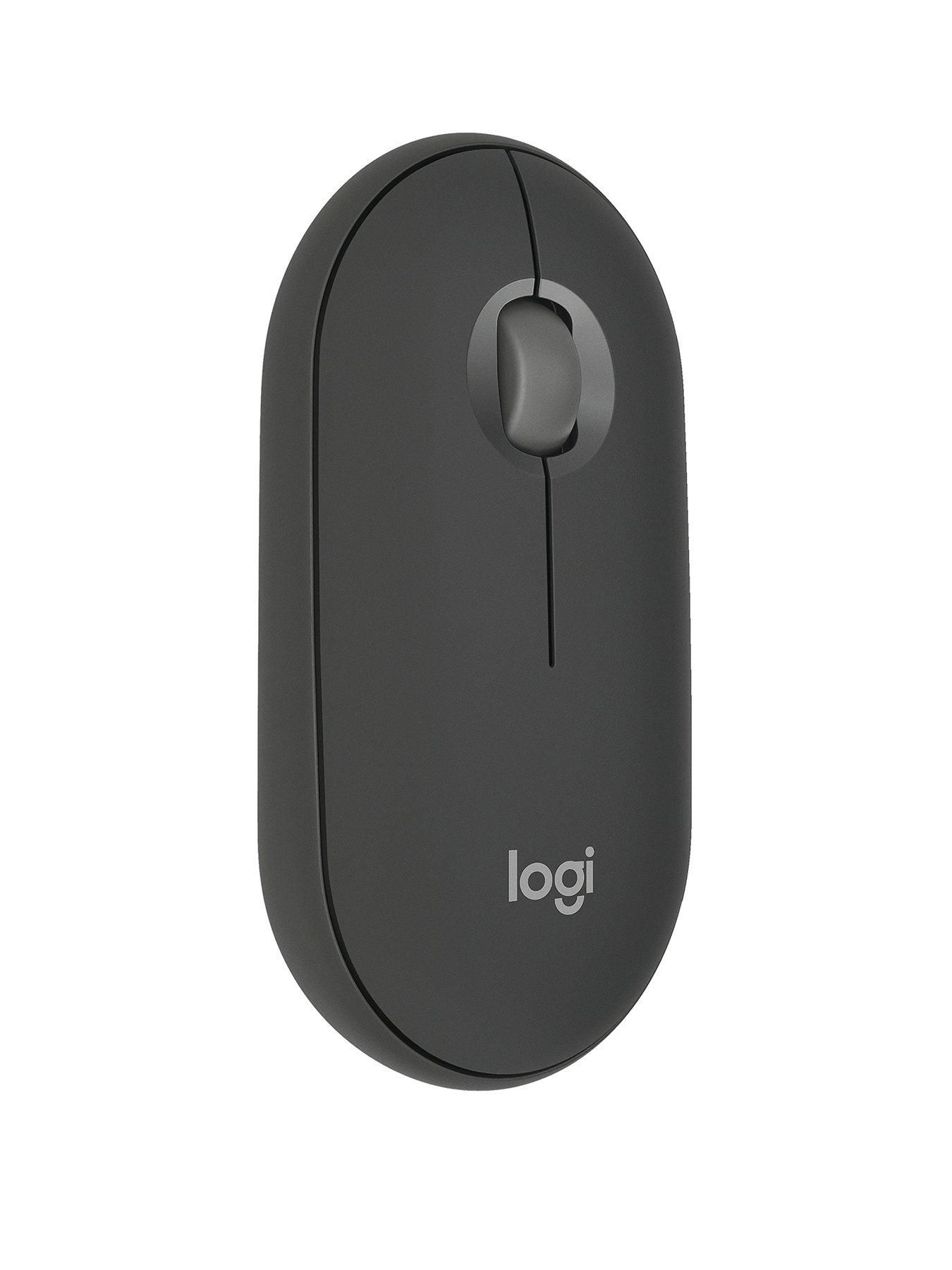 Logitech Pebble Mouse 2 M350s Slim Bluetooth Wireless Mouse, Lightweight, Quiet Clicks - Graphite