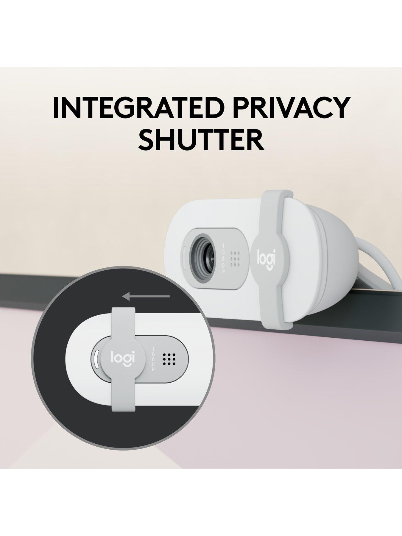 Image 4 of 7 of Logitech Brio 100 Webcam - Off White