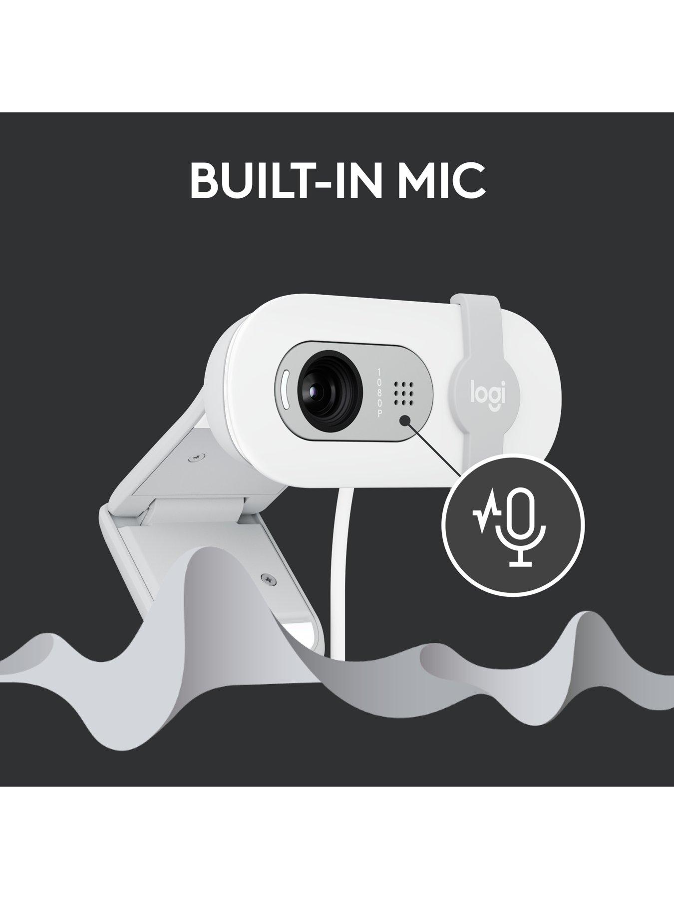 Image 5 of 7 of Logitech Brio 100 Webcam - Off White