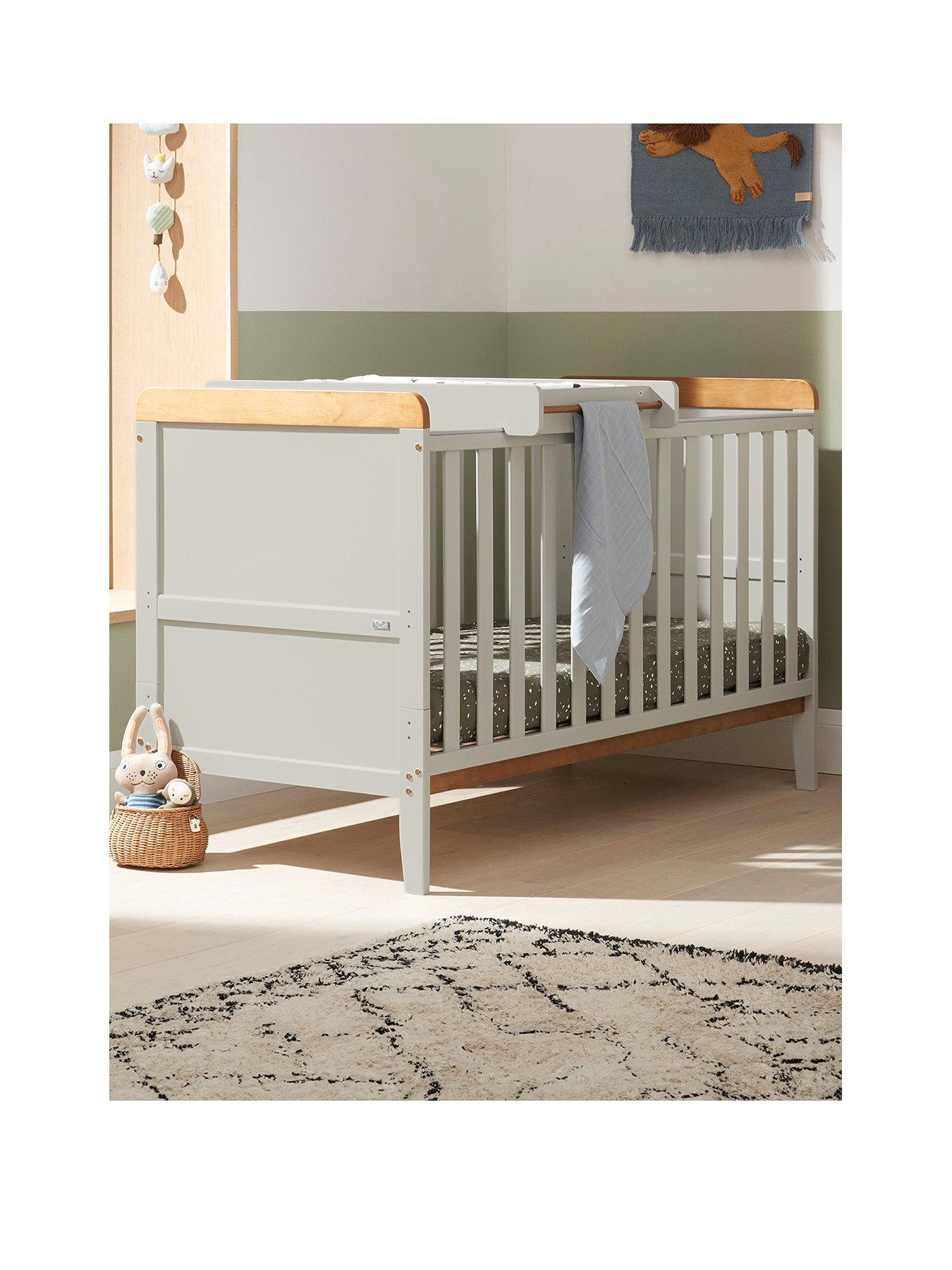 Tutti Bambini Rio 5 Piece Furniture Set Dove Grey Oak Cot Bed