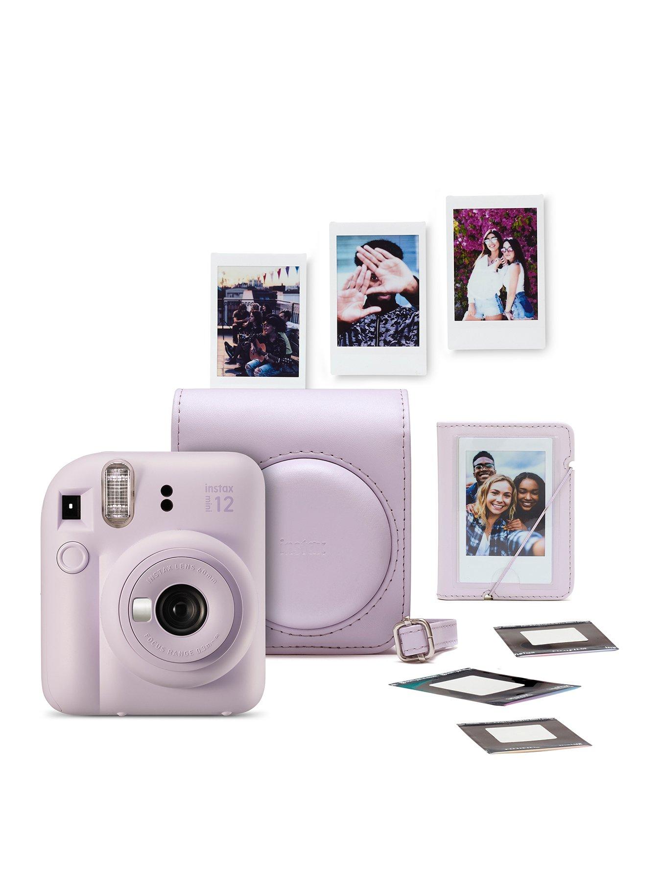 FUJIFILM INSTAX Mini 12 Instant Film Camera | Lilac Purple Bundled with  INSTAX Mini Instant Film |40 Exposures + Instax Accessory Bundle + AA