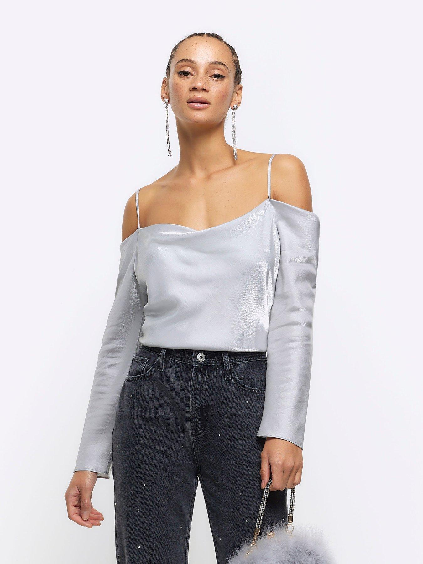 Cold shoulder tops river island sales