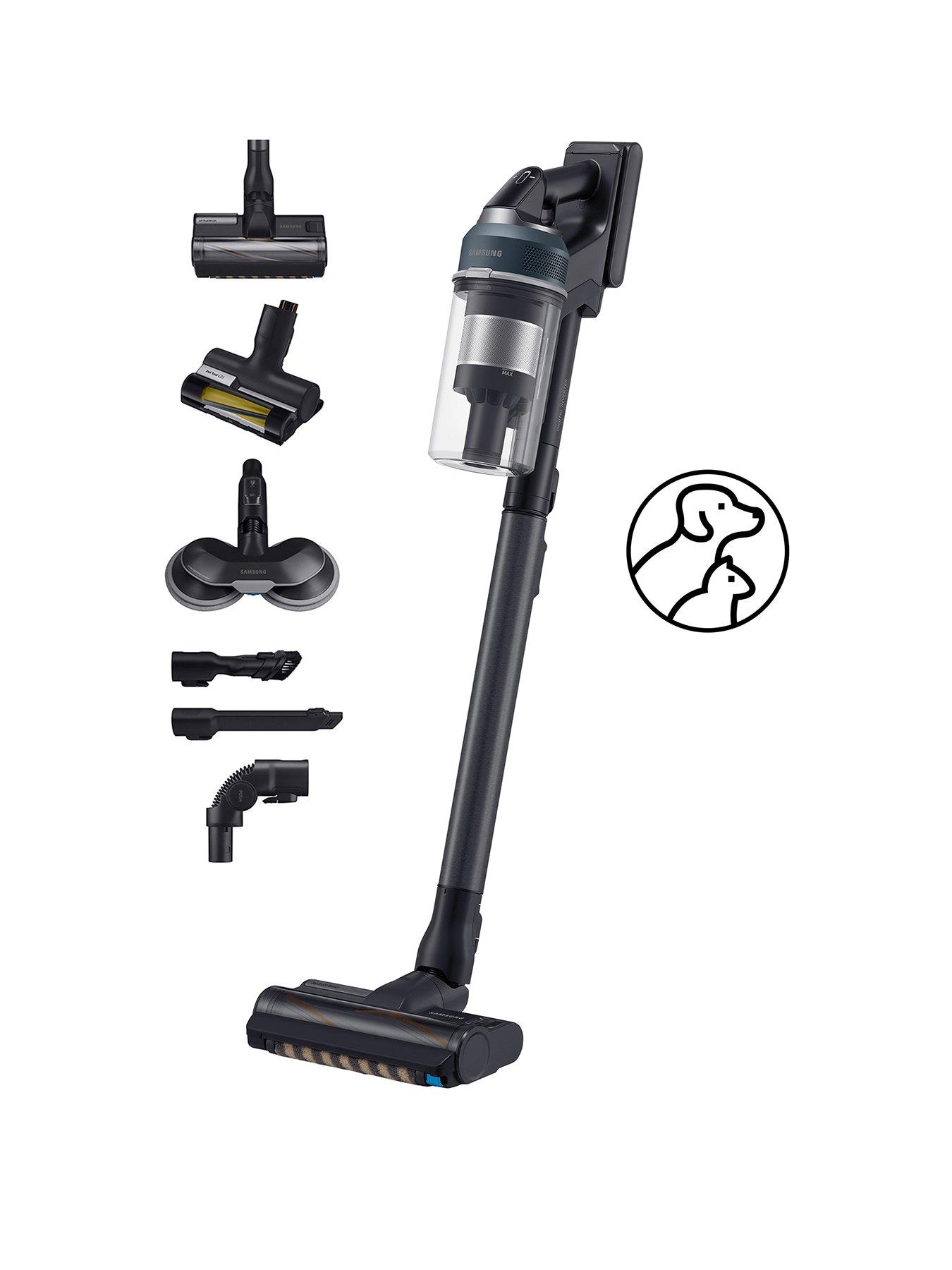 Samsung Jet 95 Pro Max 210W Cordless Vacuum Cleaner with Pet Tool+  &  Spray Spinning Sweeper - Midnight Blue