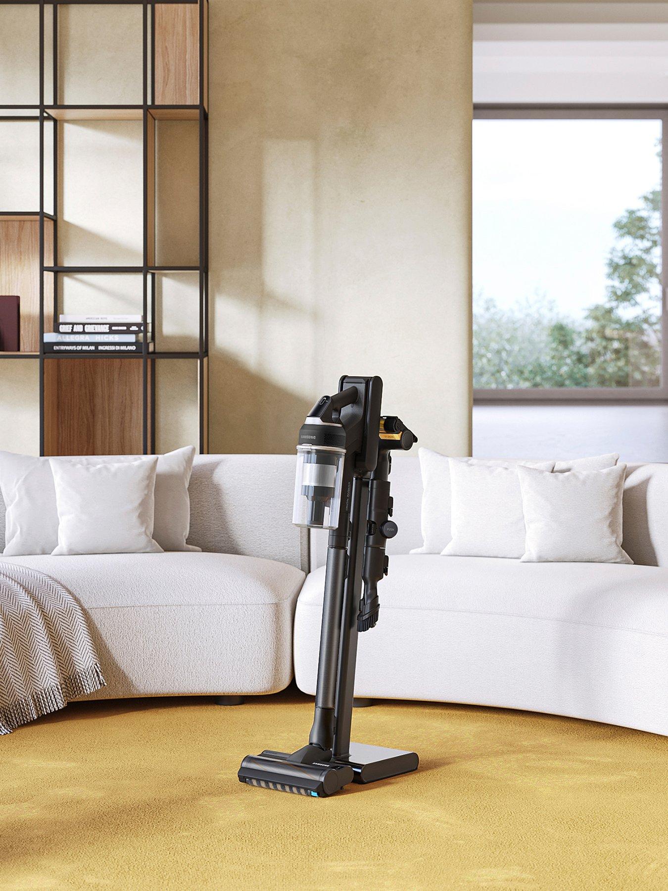 Image 3 of 8 of Samsung Jet 95 Pro Max 210W Cordless Vacuum Cleaner with Pet Tool+ &amp; Spray Spinning Sweeper - Midnight Blue