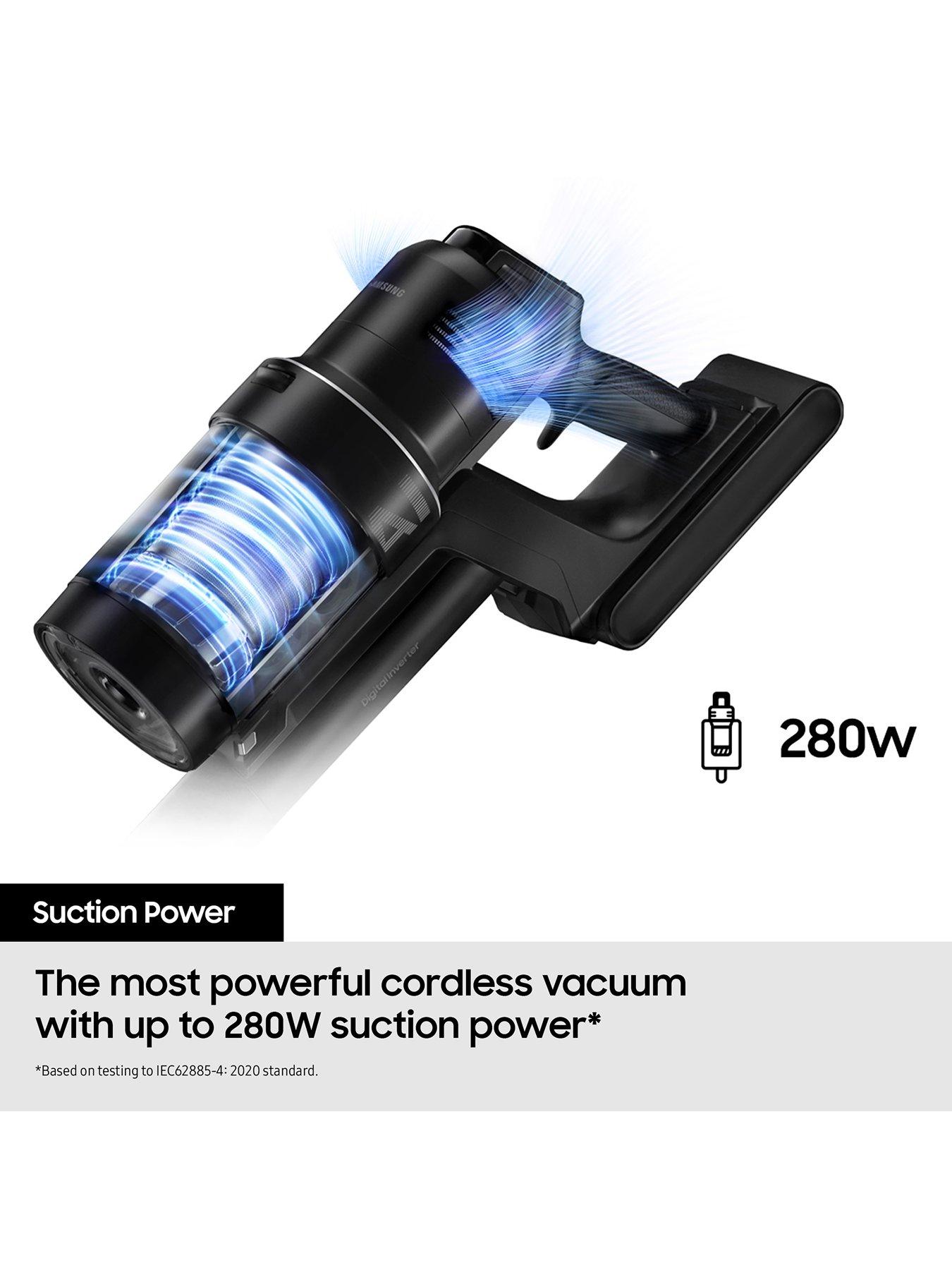 Image 4 of 8 of Samsung Bespoke Jet AI Max 280W Cordless Vacuum Cleaner with All-in-One Clean Station - Satin Black