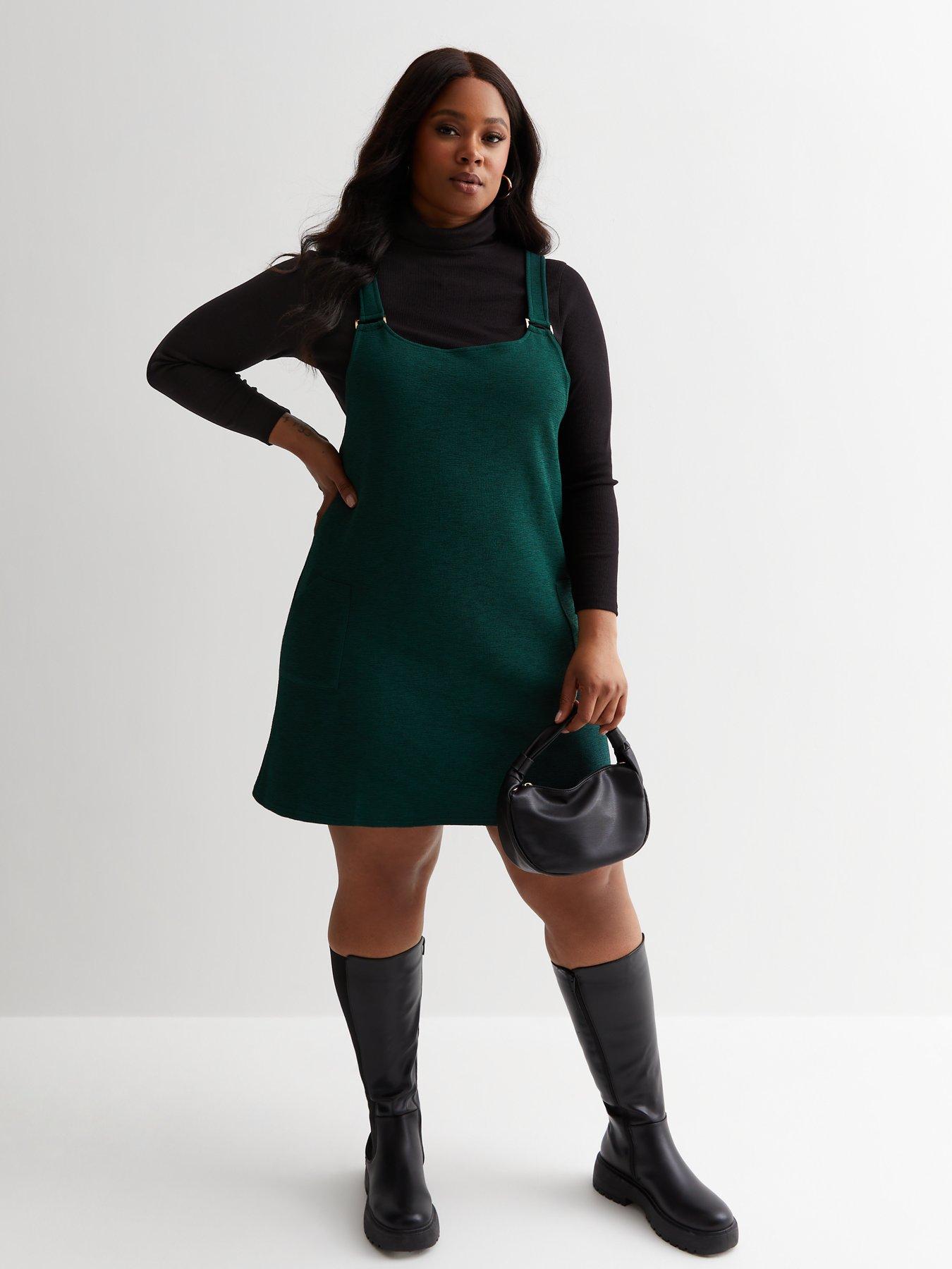 Pinafore dress cheap new look