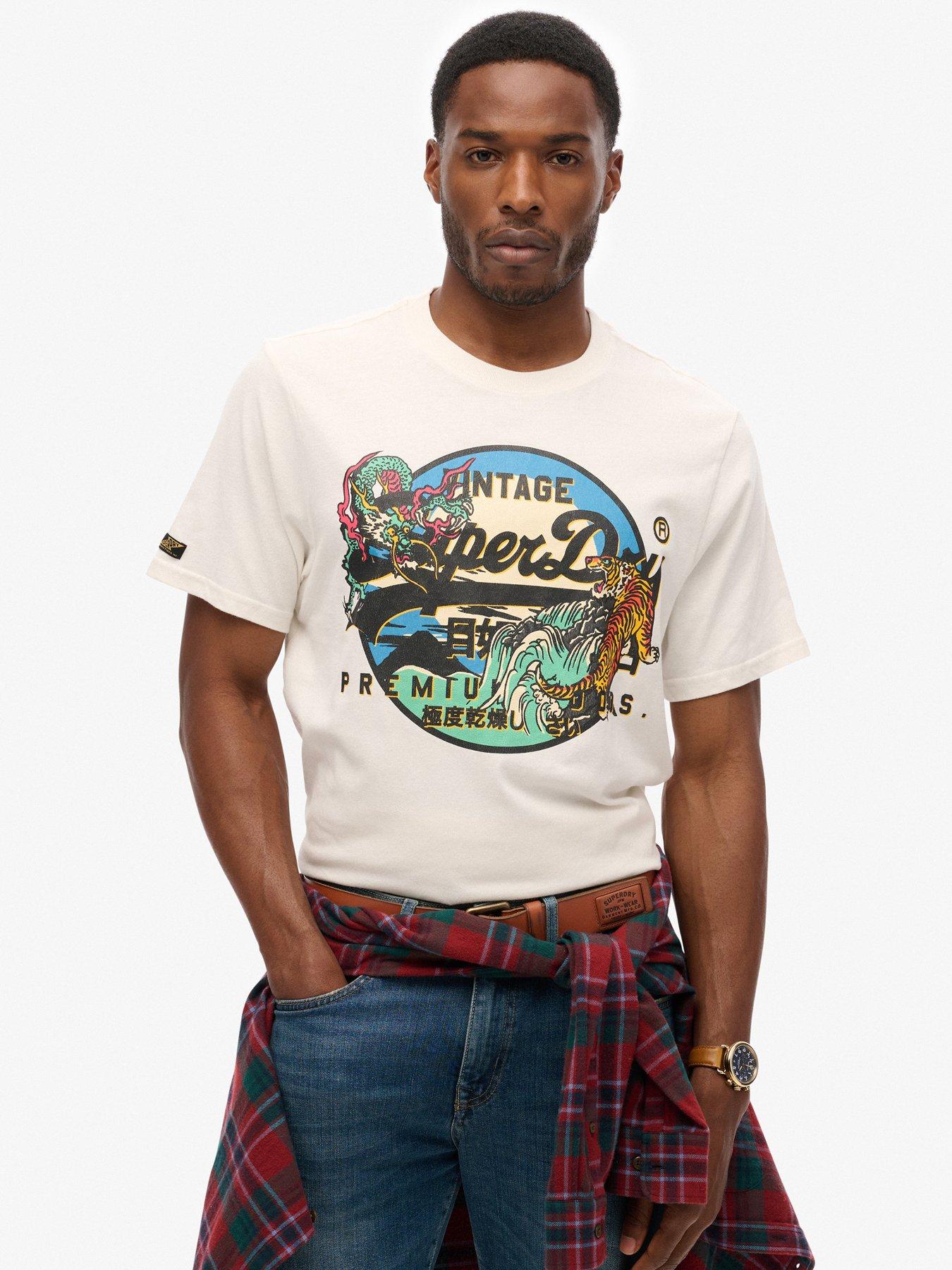 undefined Japanese Vintage Logo Graphic T-shirt - Off White