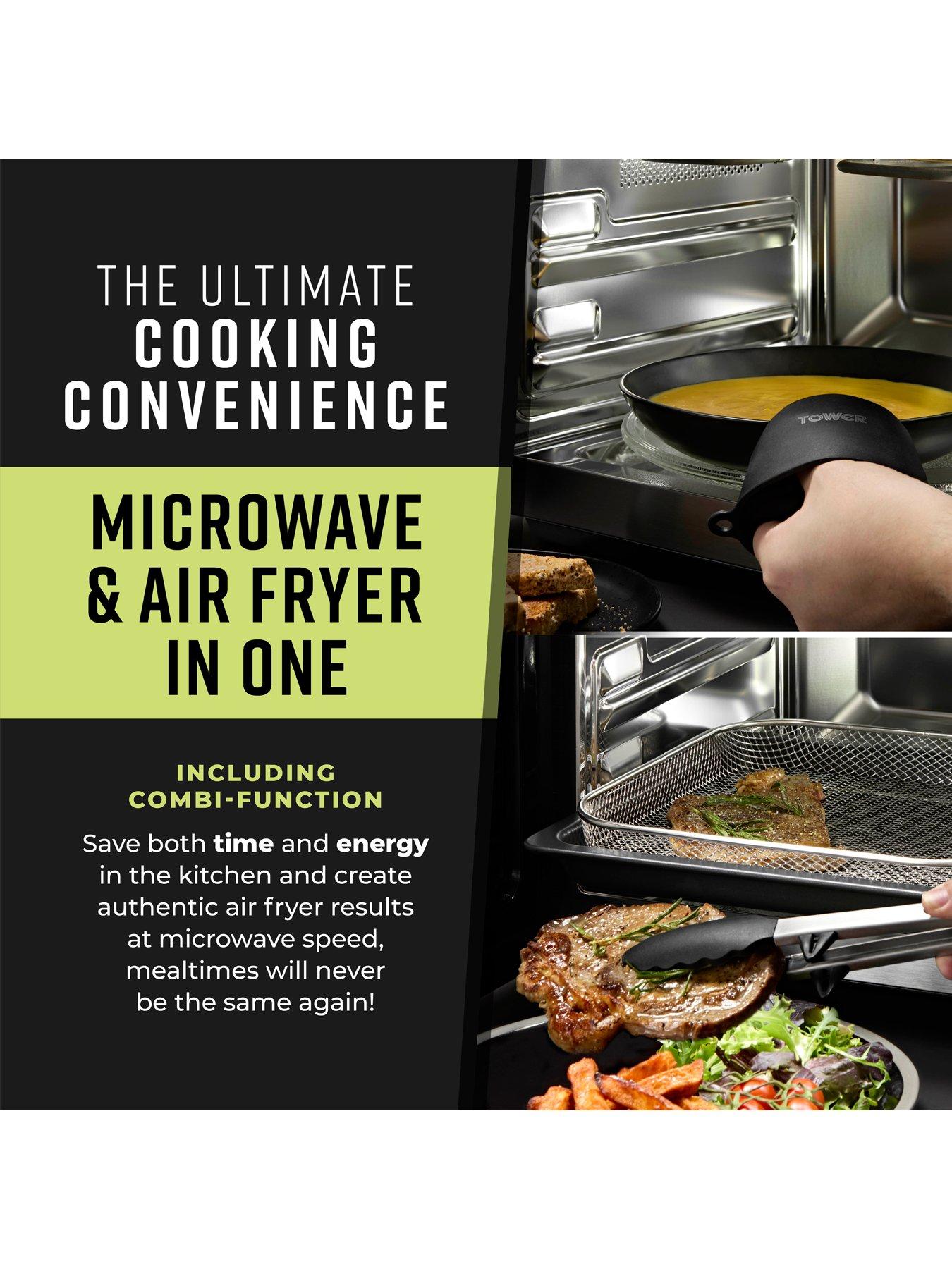 Image 3 of 8 of Tower Vortx 25L Microwave Air Fryer Black