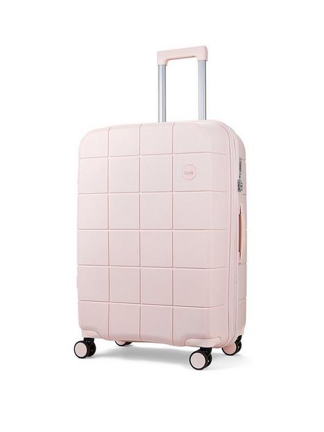 rock-luggage-pixel-8-wheel-hardshell-medium-suitcase-with-tsa-lock--pastel-pink