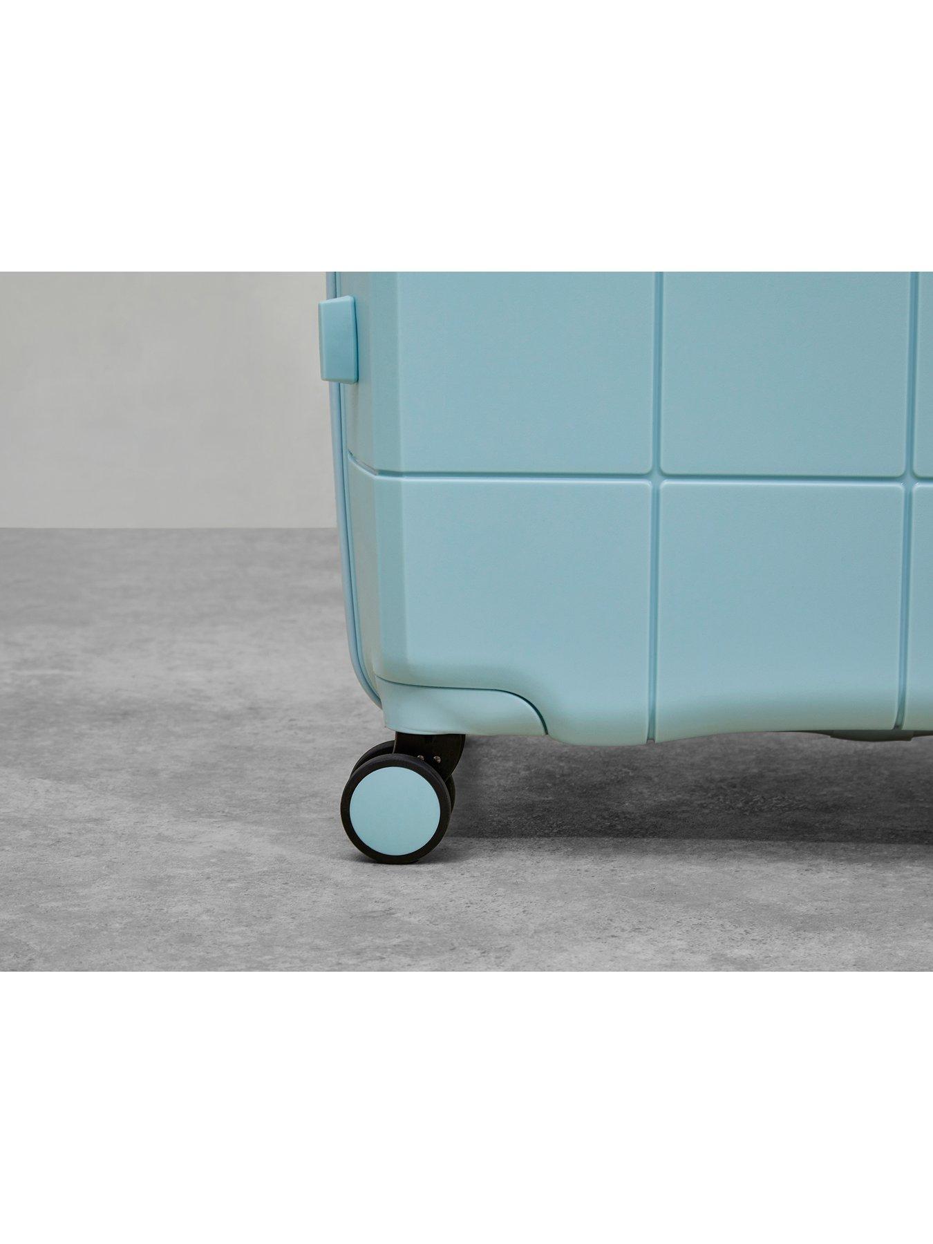 Pastel blue suitcase hotsell