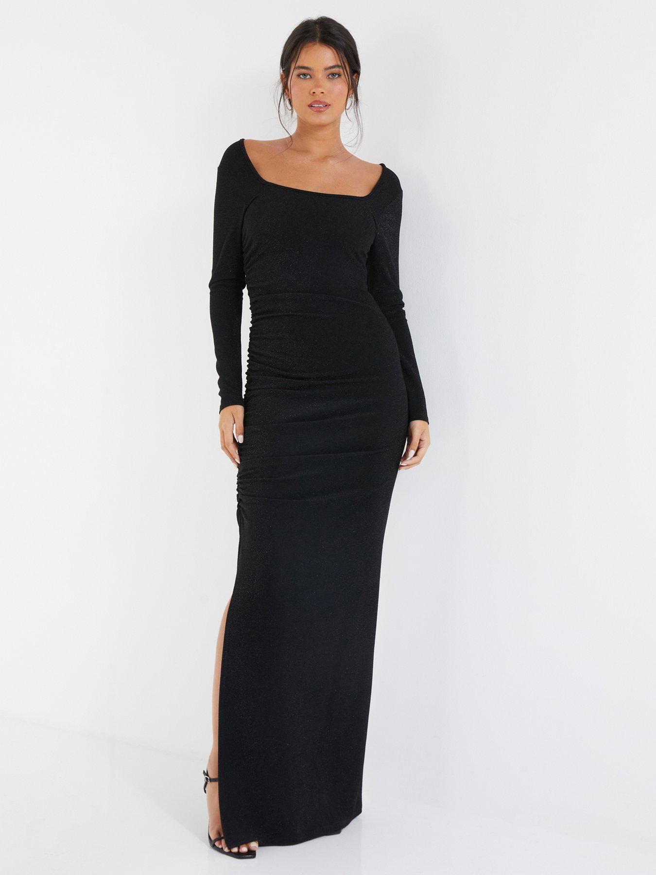 blue bodycon dress for women One-Shoulder Bodycon Dress in Blue main image 0