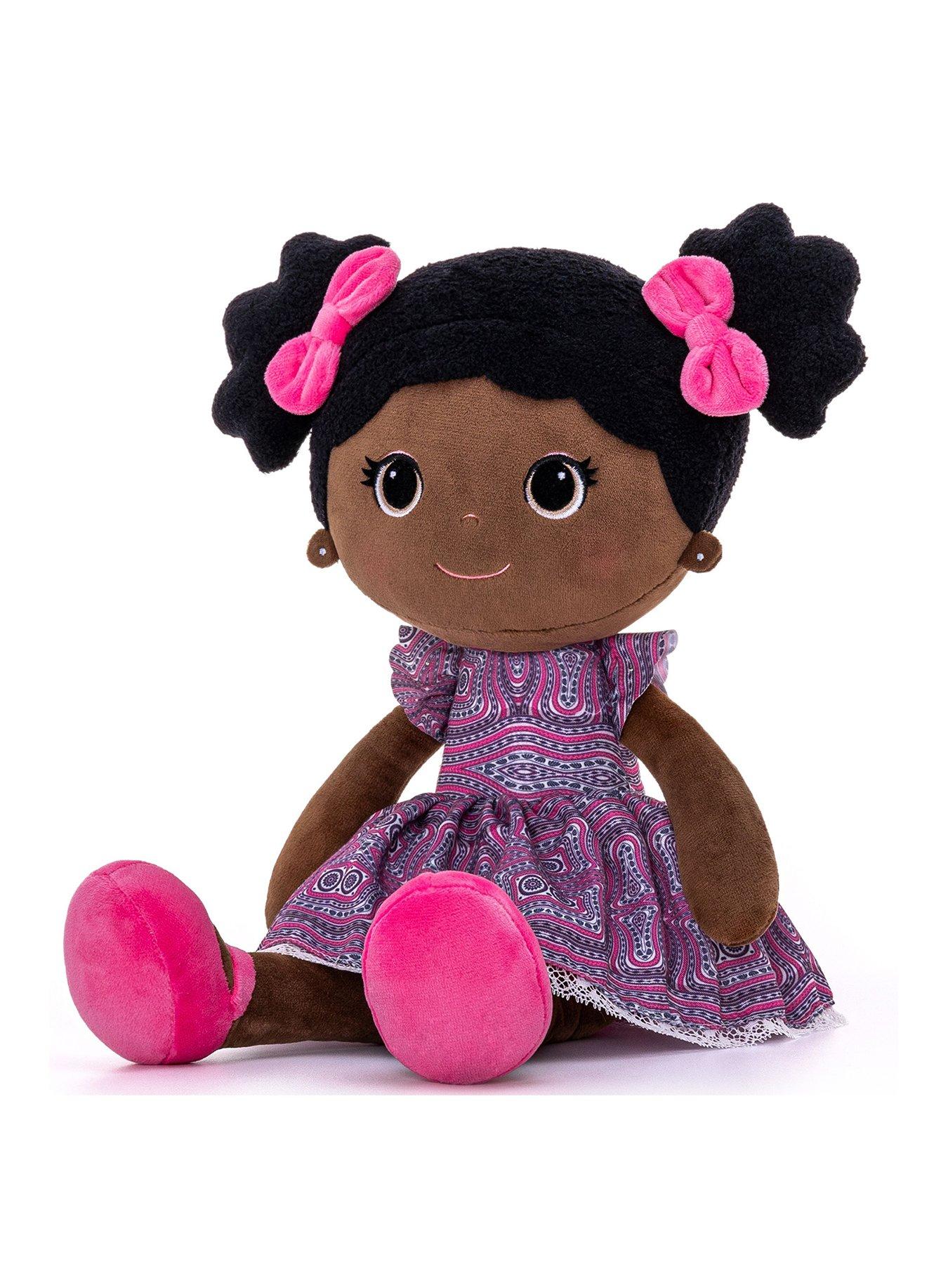 Black stuffed dolls discount