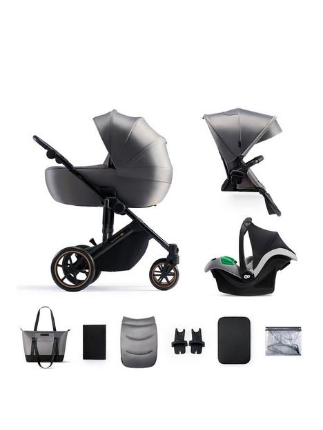 kinderkraft-3-in-1-prime-2-travel-system-with-mink-pro-i-size-car-seat-shadow-grey