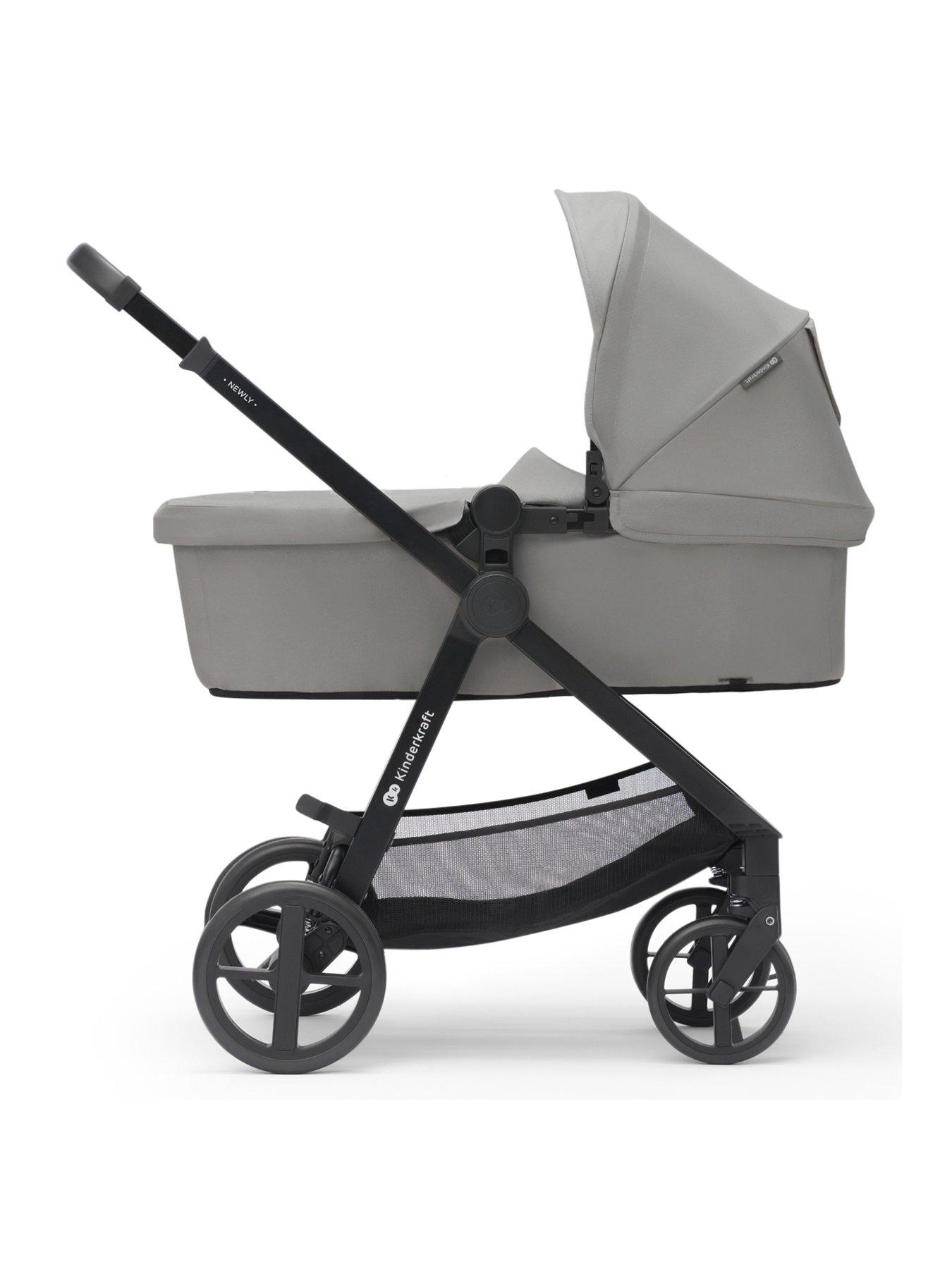 Image 3 of 8 of Kinderkraft NEWLY&nbsp;4-in-1 Travel System&nbsp;(with MINK PRO i-size Car Seat and an ISOFIX base) - Grey
