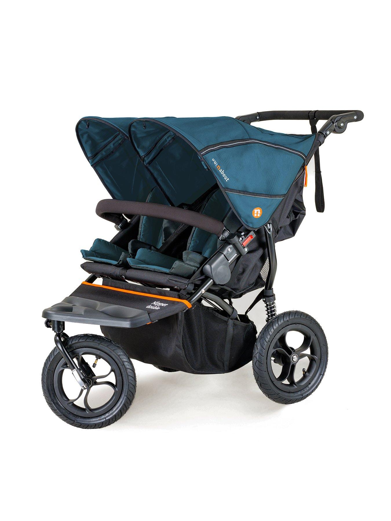 Out n About Nipper Double V5 Pushchair Highland Blue Very