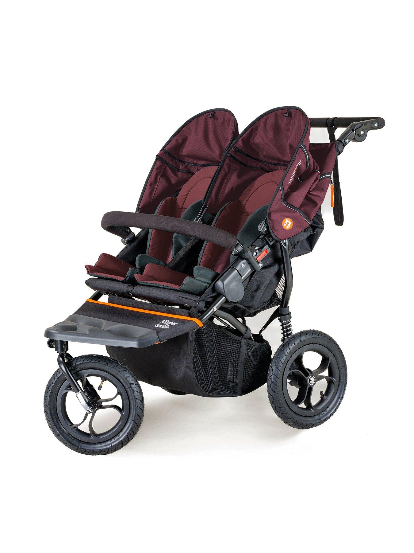 Out n About Nipper Double V5 Pushchair Bramble Berry Red Very