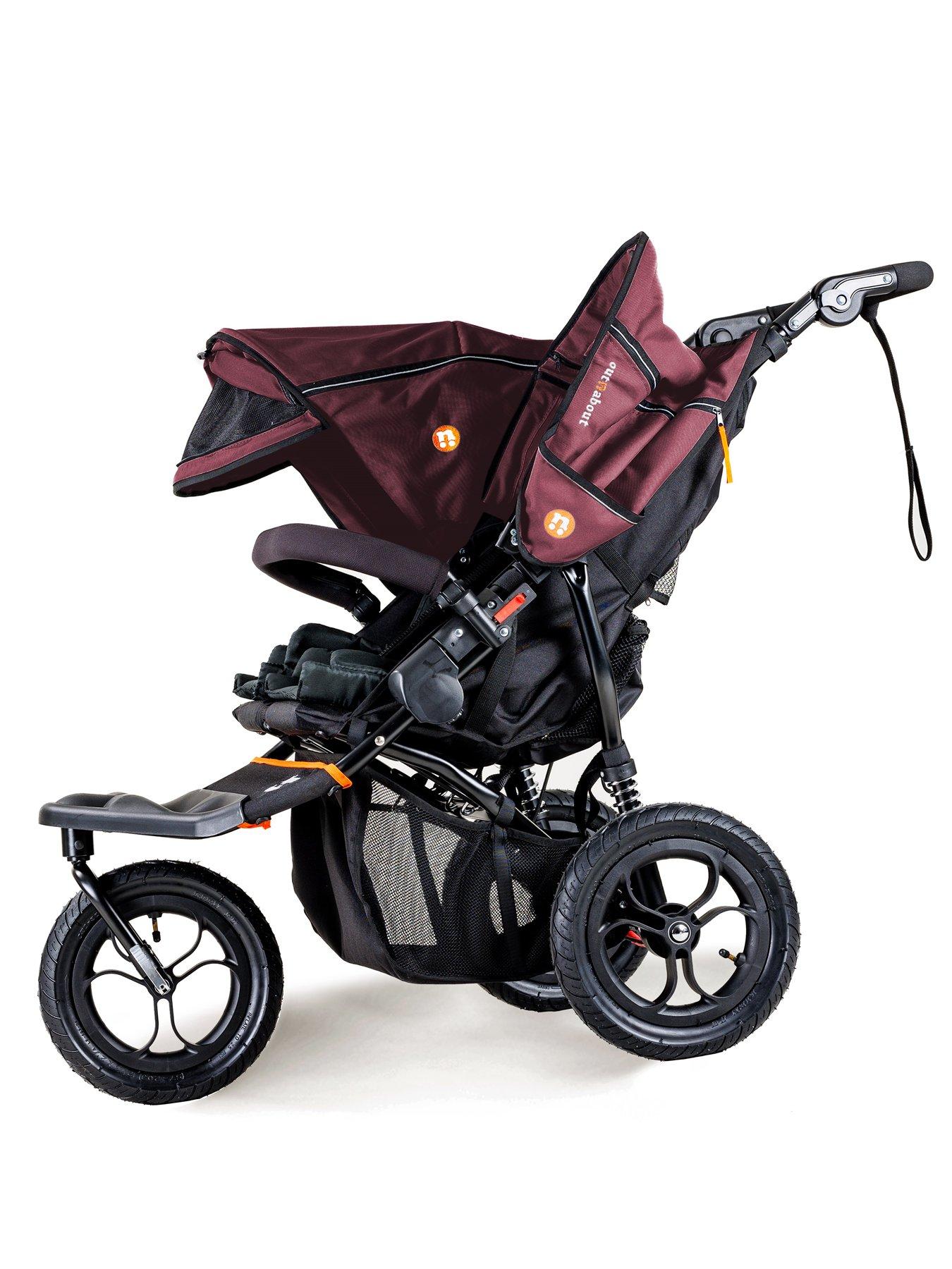 Out n About Nipper Double V5 Pushchair Bramble Berry Red Very