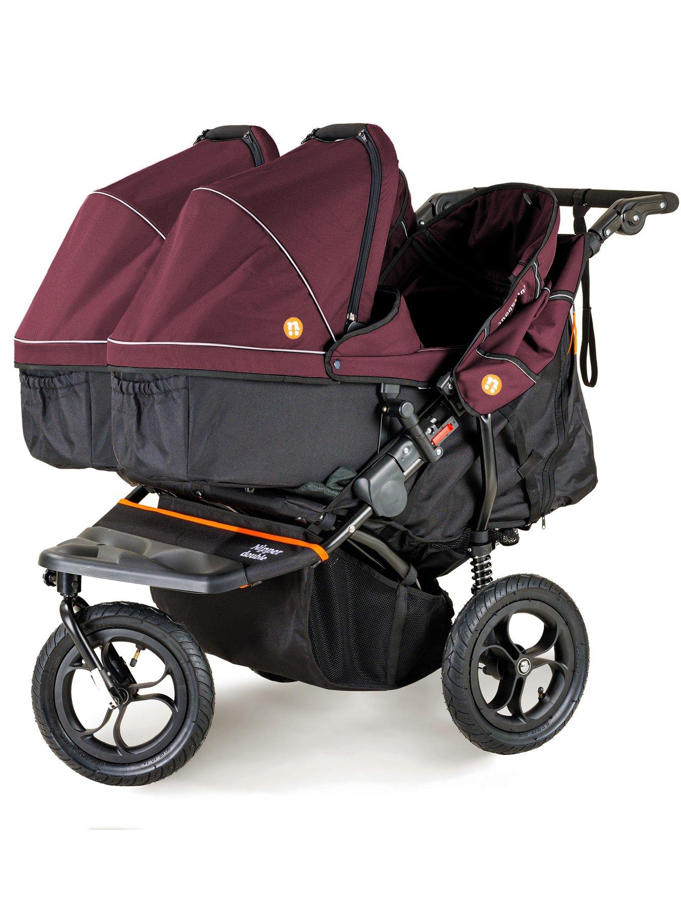 Out n About Nipper Double V5 Pushchair Bramble Berry Red Very