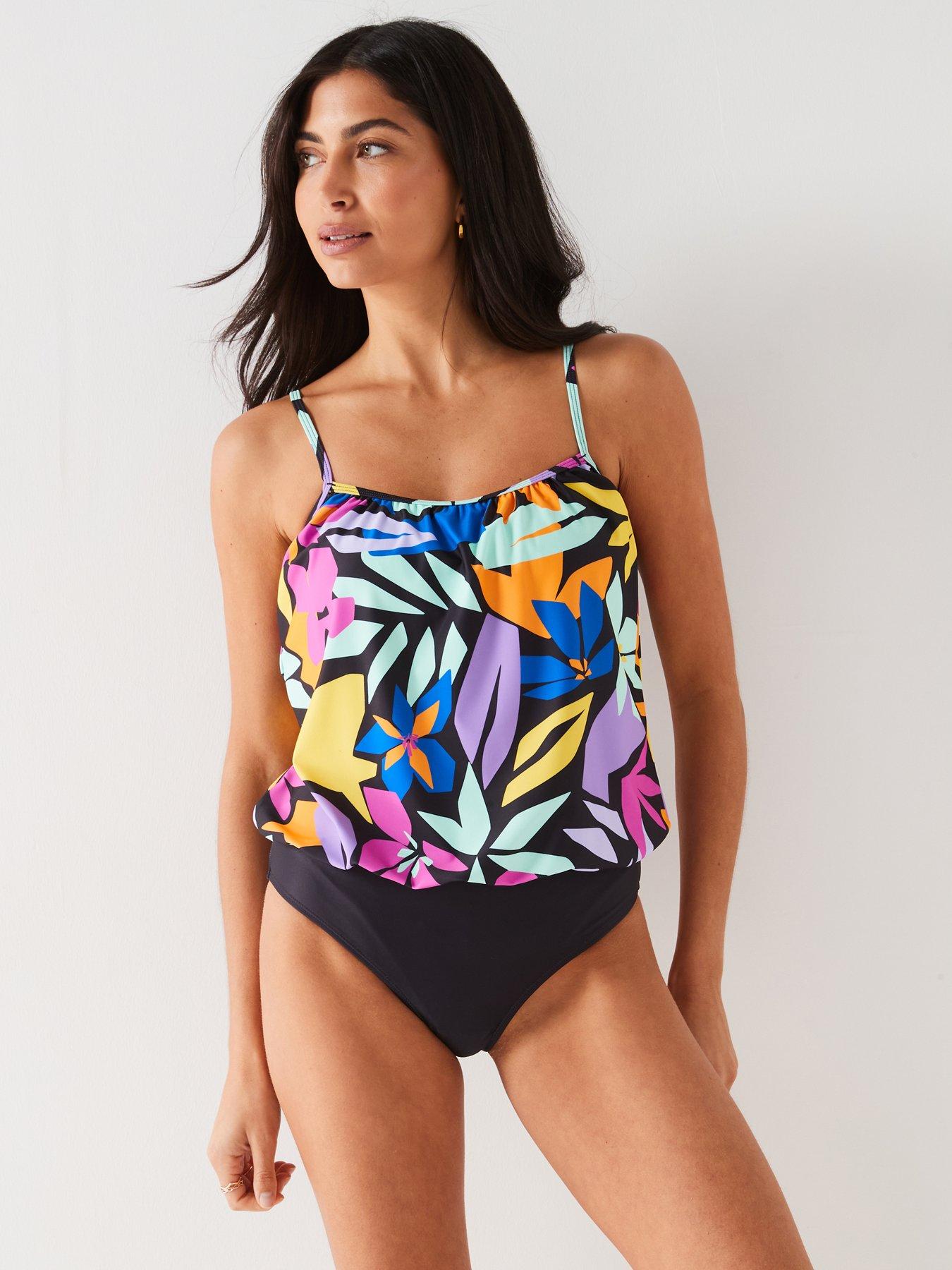 Blouson Swimsuit - Dark Print