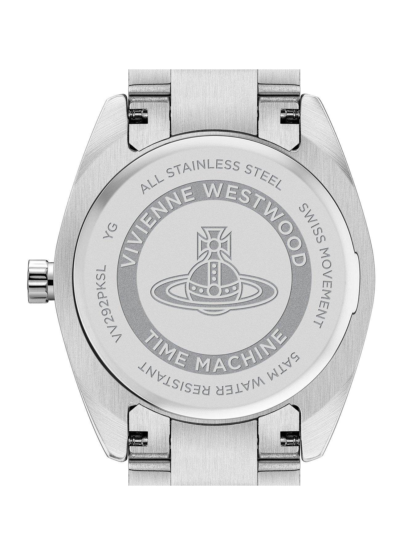 Image 5 of 6 of Vivienne Westwood Fenchurch Ladies Quartz Watch with Pink Dial &amp; Stainless Steel Bracelet