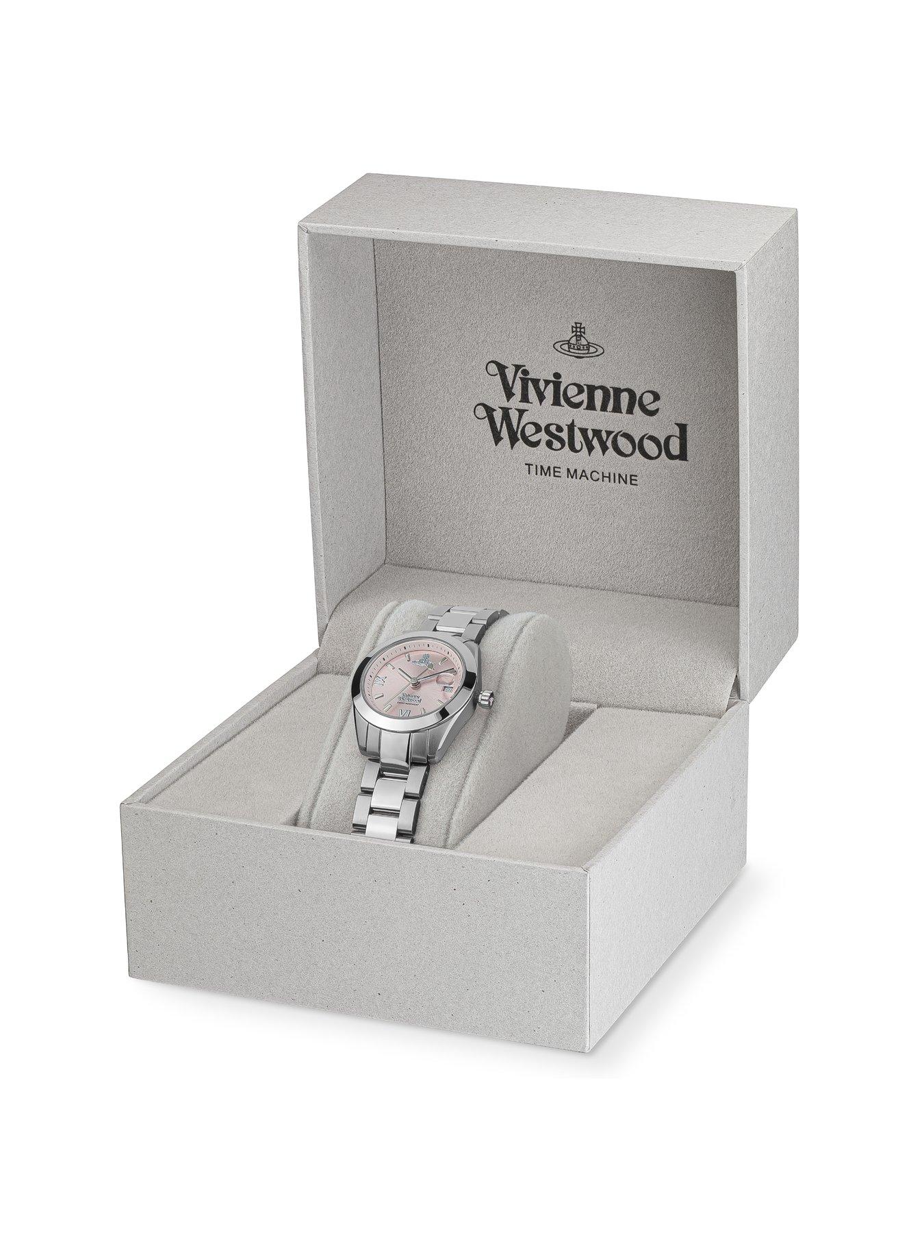 Image 6 of 6 of Vivienne Westwood Fenchurch Ladies Quartz Watch with Pink Dial &amp; Stainless Steel Bracelet