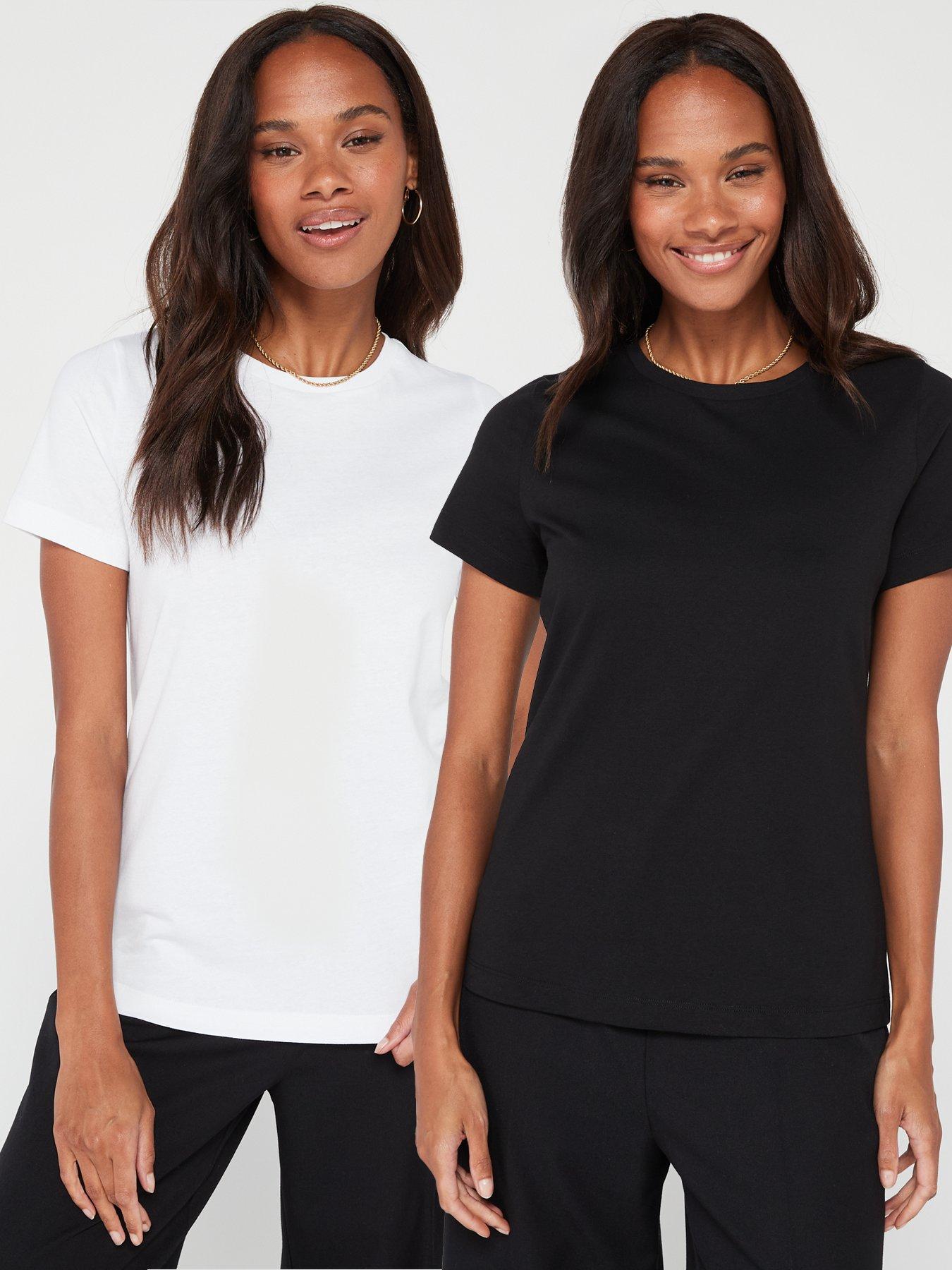 Everyday 2 Pack Essential Crew Neck T shirt Multi Very