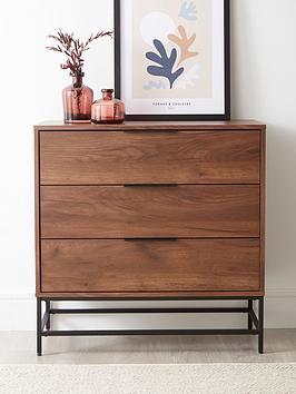 Product photograph of Very Home Lowden 3 Drawer Chest - Fsc Certified from very.co.uk