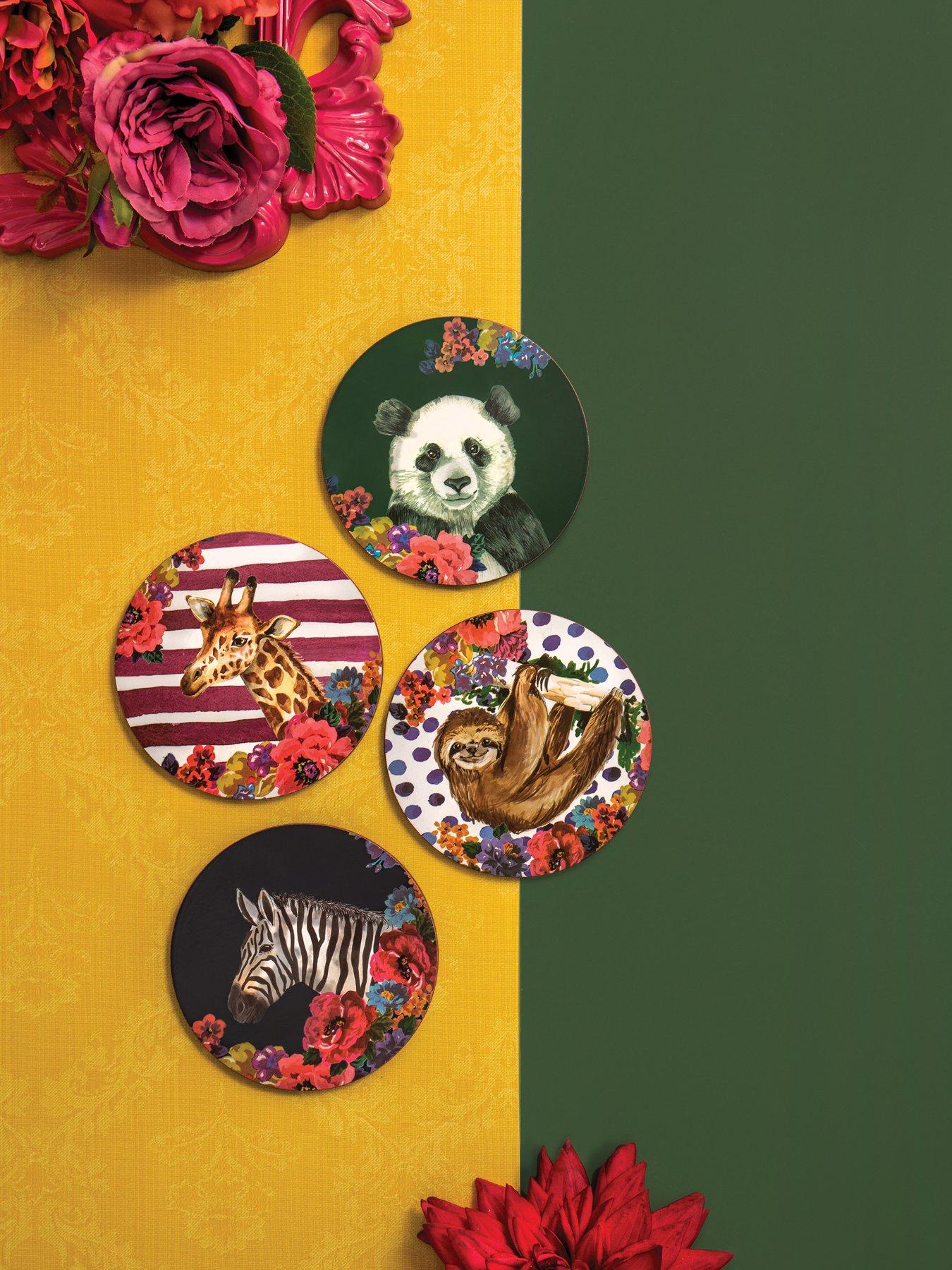 Product photograph of Mikasa Wild At Heart Coasters Ndash Set Of 4 from very.co.uk