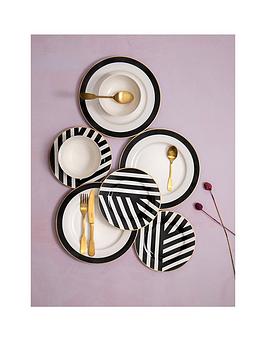 Product photograph of Mikasa Luxe Deco 12-piece Dinner Set from very.co.uk