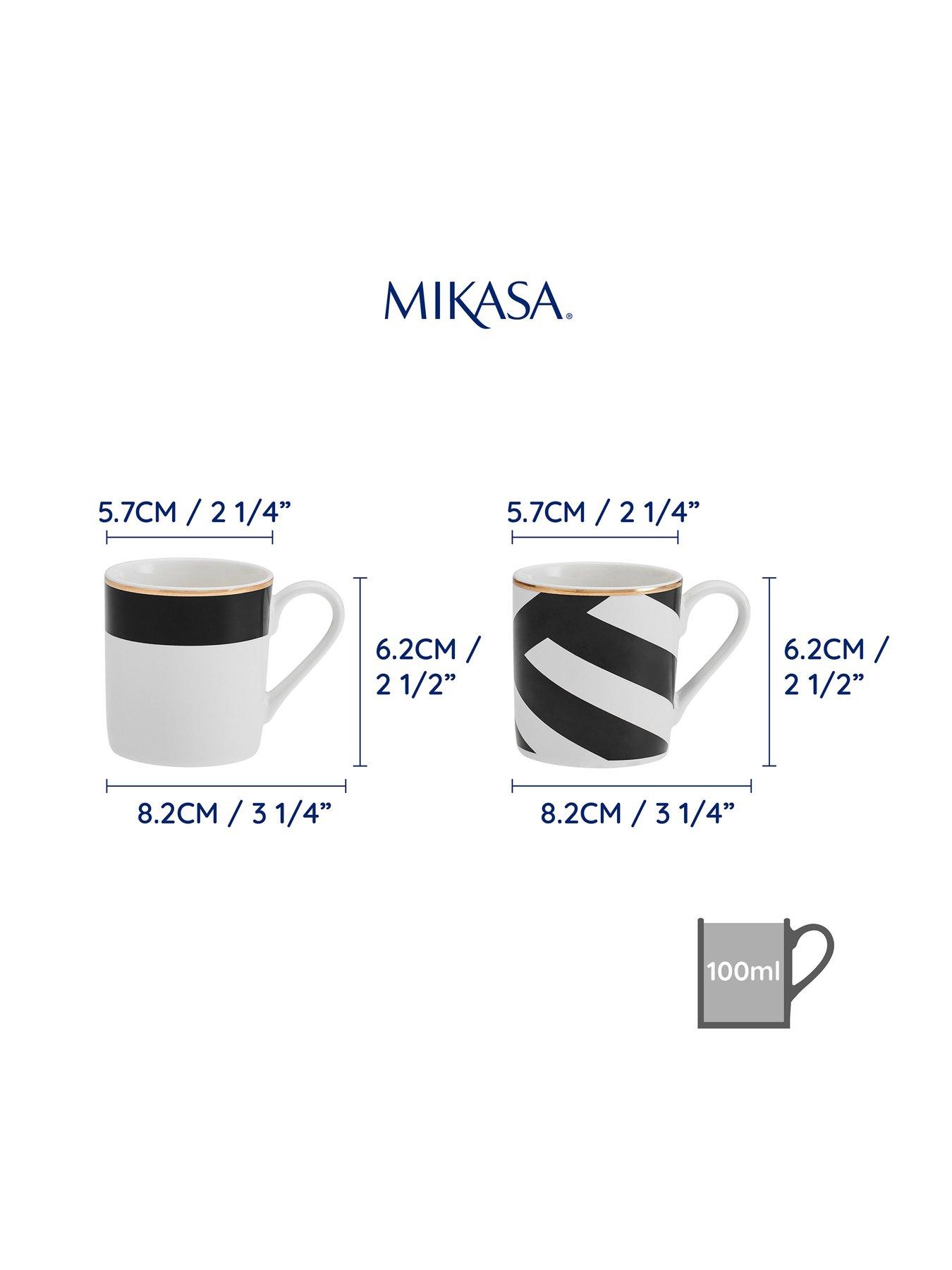 Image 5 of 5 of Mikasa Luxe Deco China Mugs &ndash; Set of 4