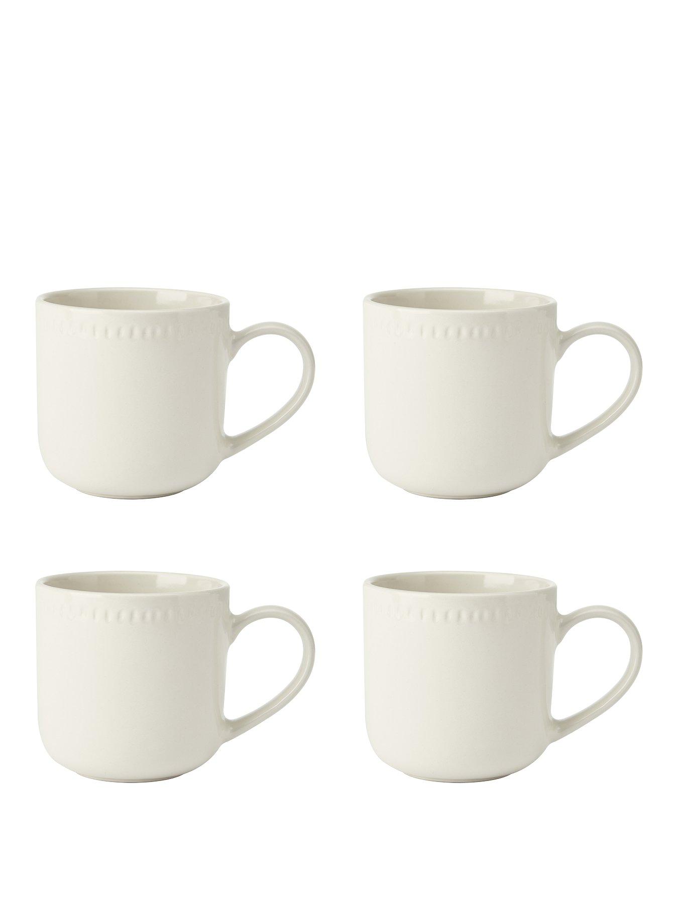 Product photograph of Mikasa Cranborne Set Of 4 Mugs from very.co.uk