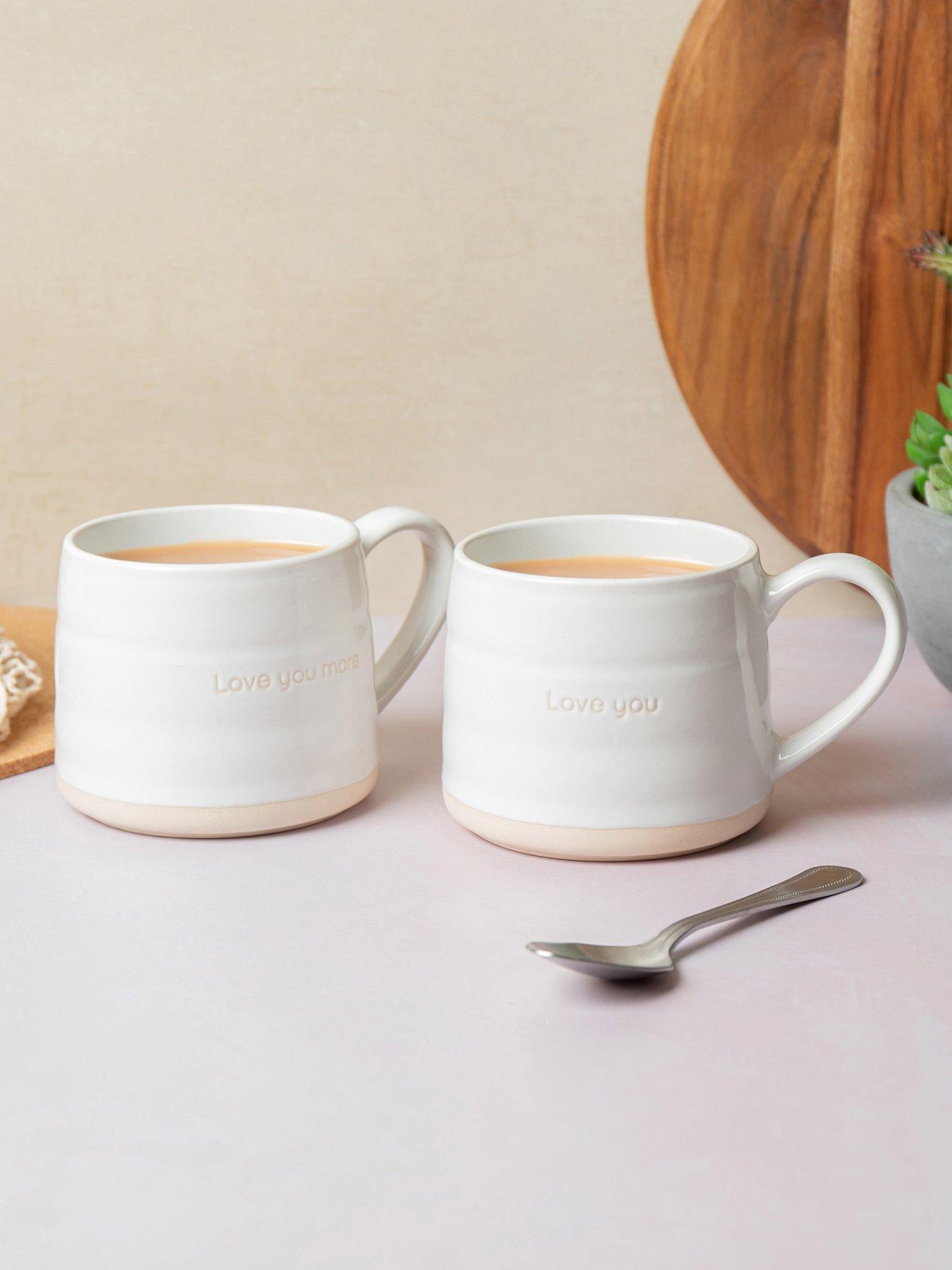 Product photograph of Mikasa Mk I Love You Mugs Set Of 2 from very.co.uk