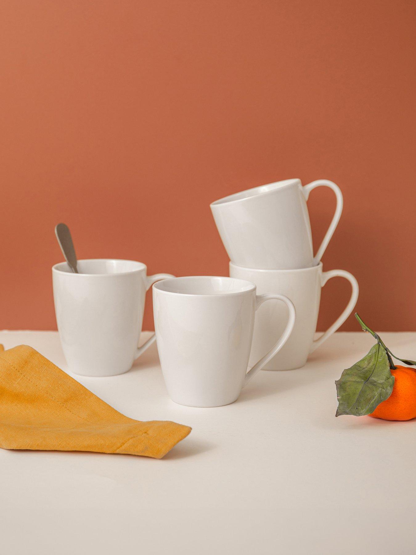 Product photograph of Mikasa Chalk Set Of 4 Mugs from very.co.uk