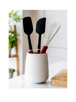 kitchenaid 2-piece spatula set in empire red