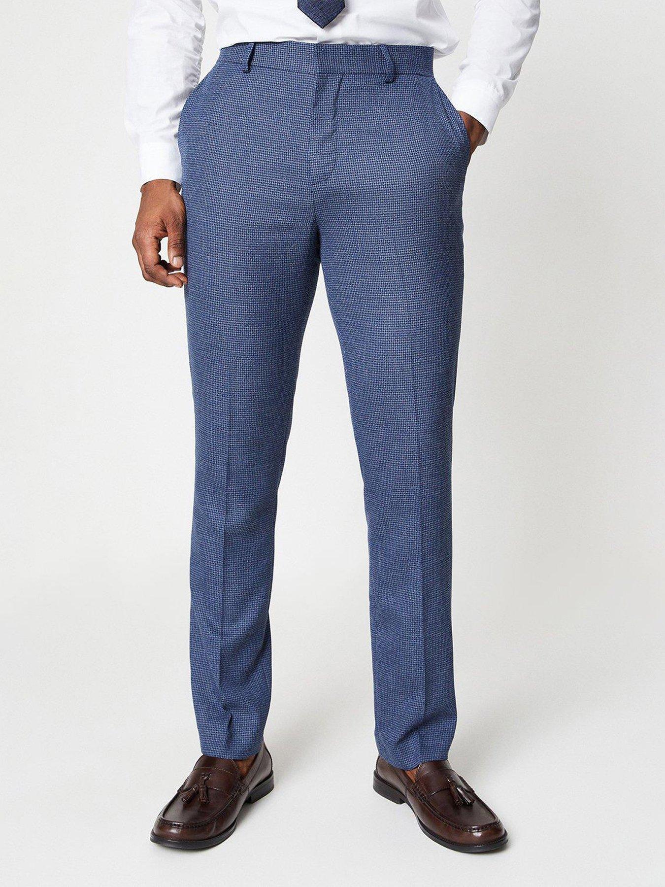 burton-menswear-london-burton-blue-puppytooth-slim-suit-trouser