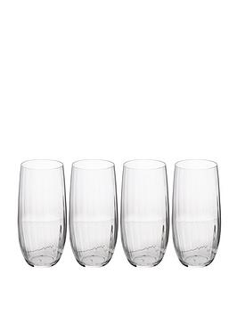 Product photograph of Mikasa Treviso Hi-ball Glasses Ndash Set Of 4 from very.co.uk