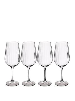 Product photograph of Mikasa Treviso Red Wine Glasses Ndash Set Of 4 from very.co.uk