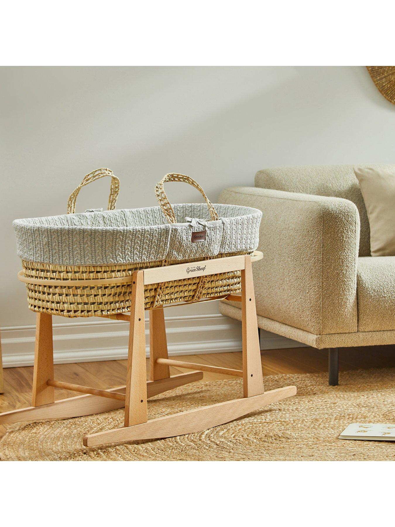 Moses basket with stand hot sale uk