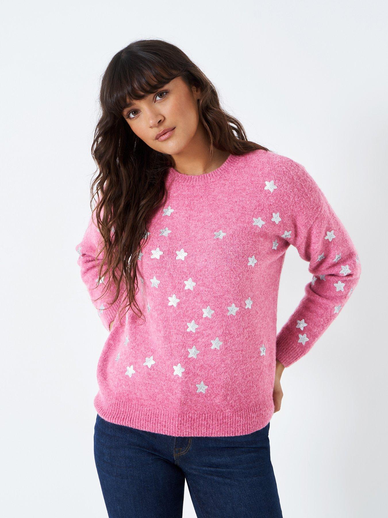 Pink on sale star jumper