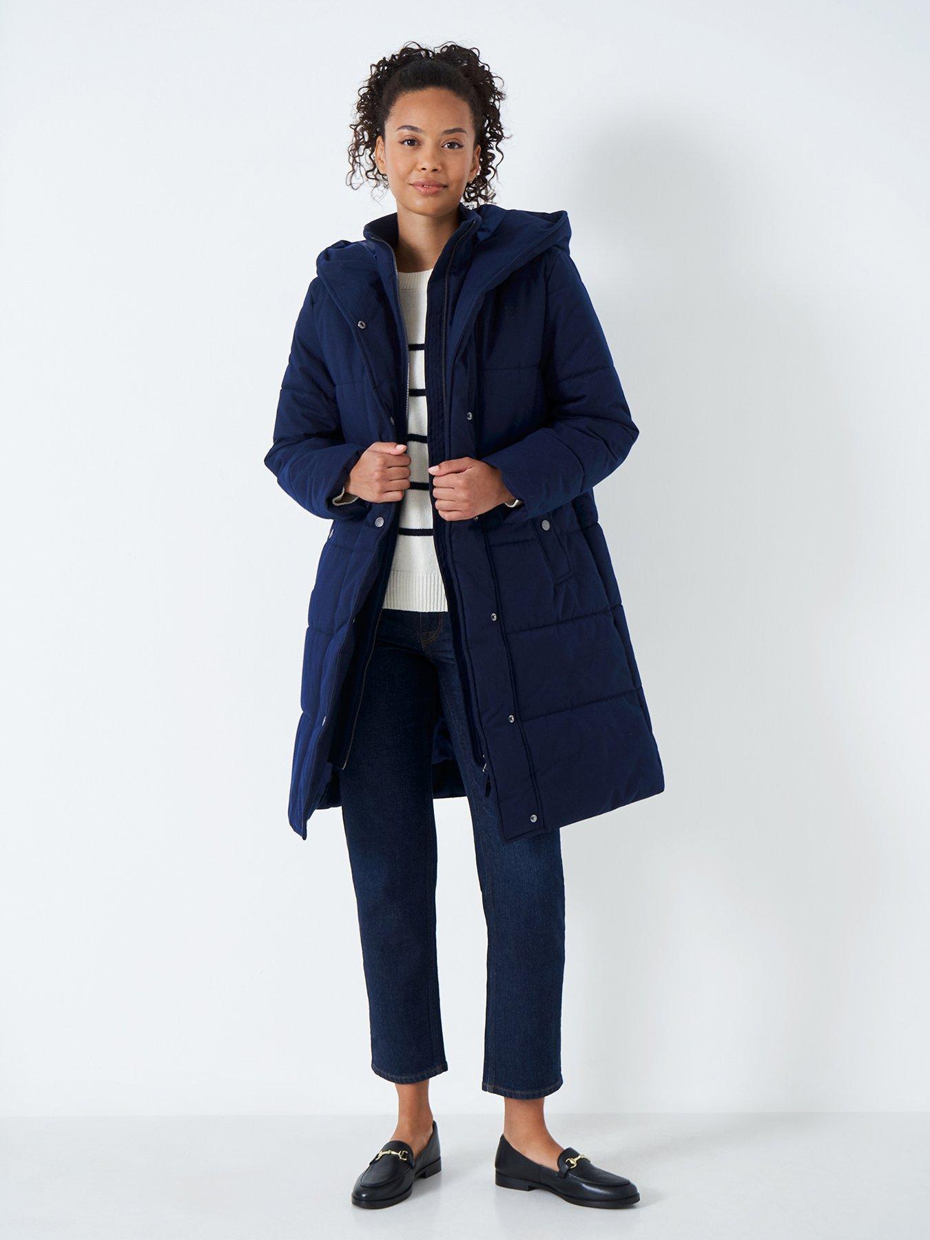 Navy blue coat outlet womens uk