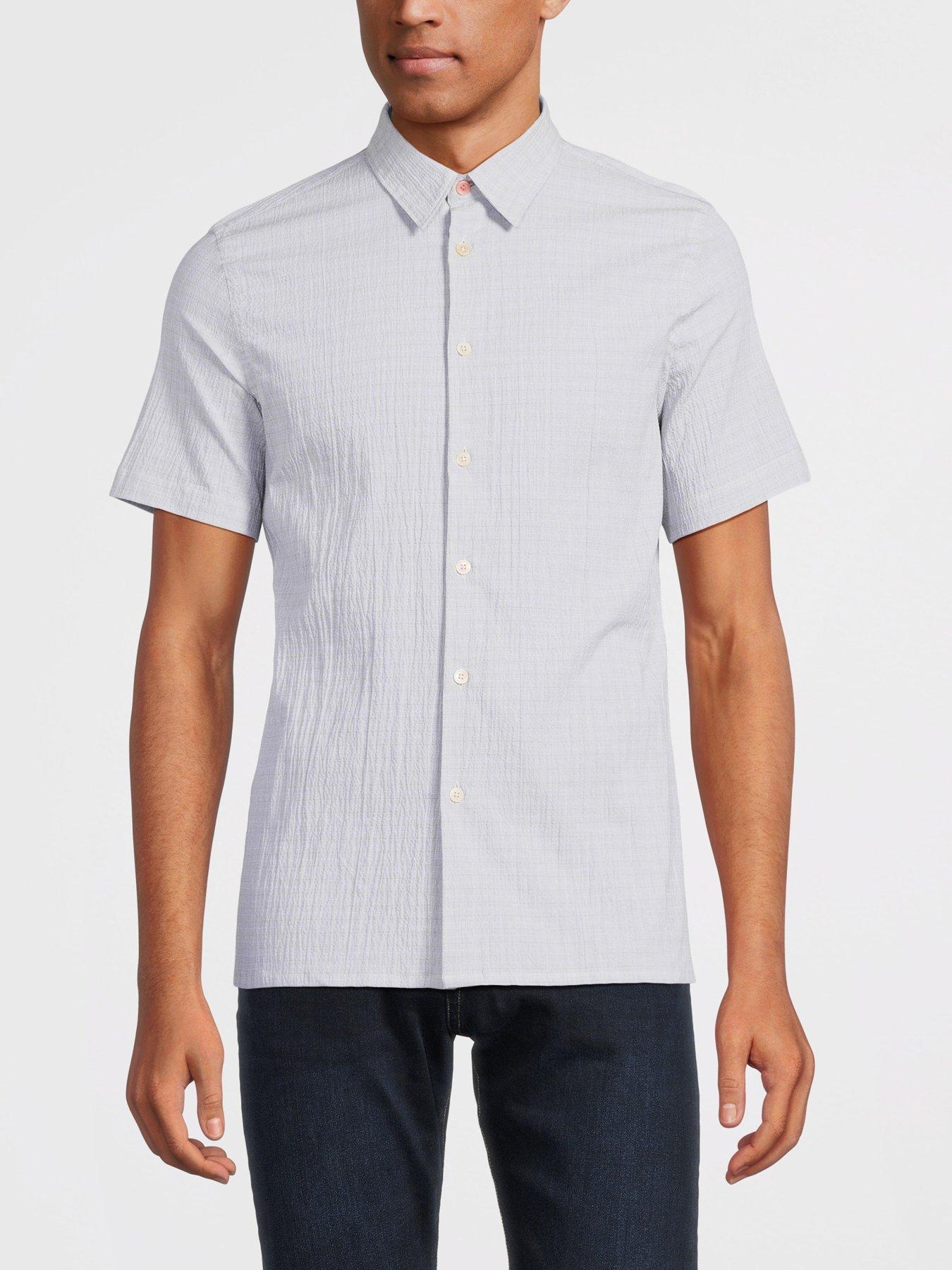 Mens shirts casual short sleeve deals