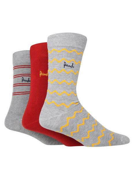 pringle-bamboo-stripe-socks-3-pack-grey