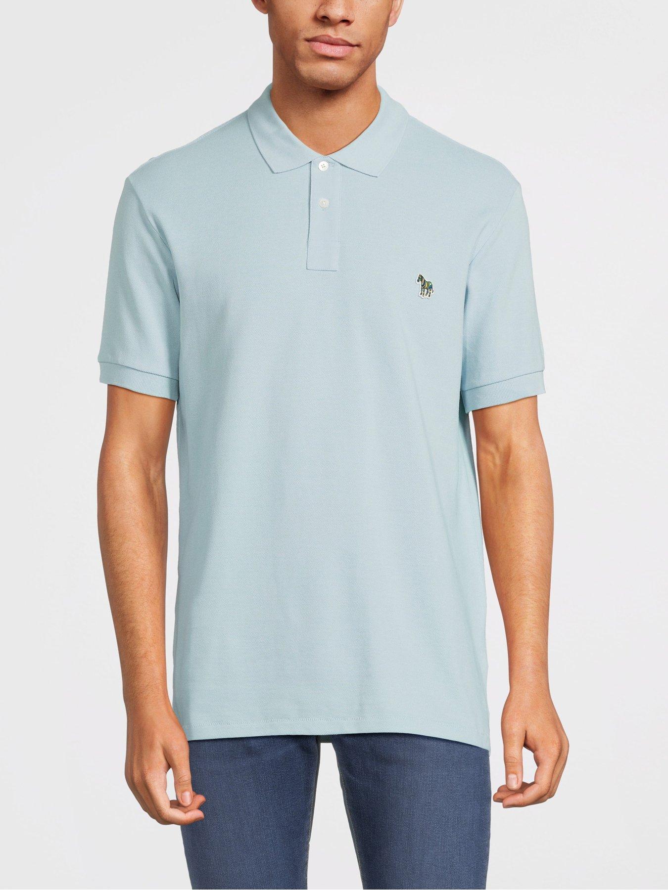 Ps Paul Smith Zebra Regular Fit Polo Shirt - Light Blue