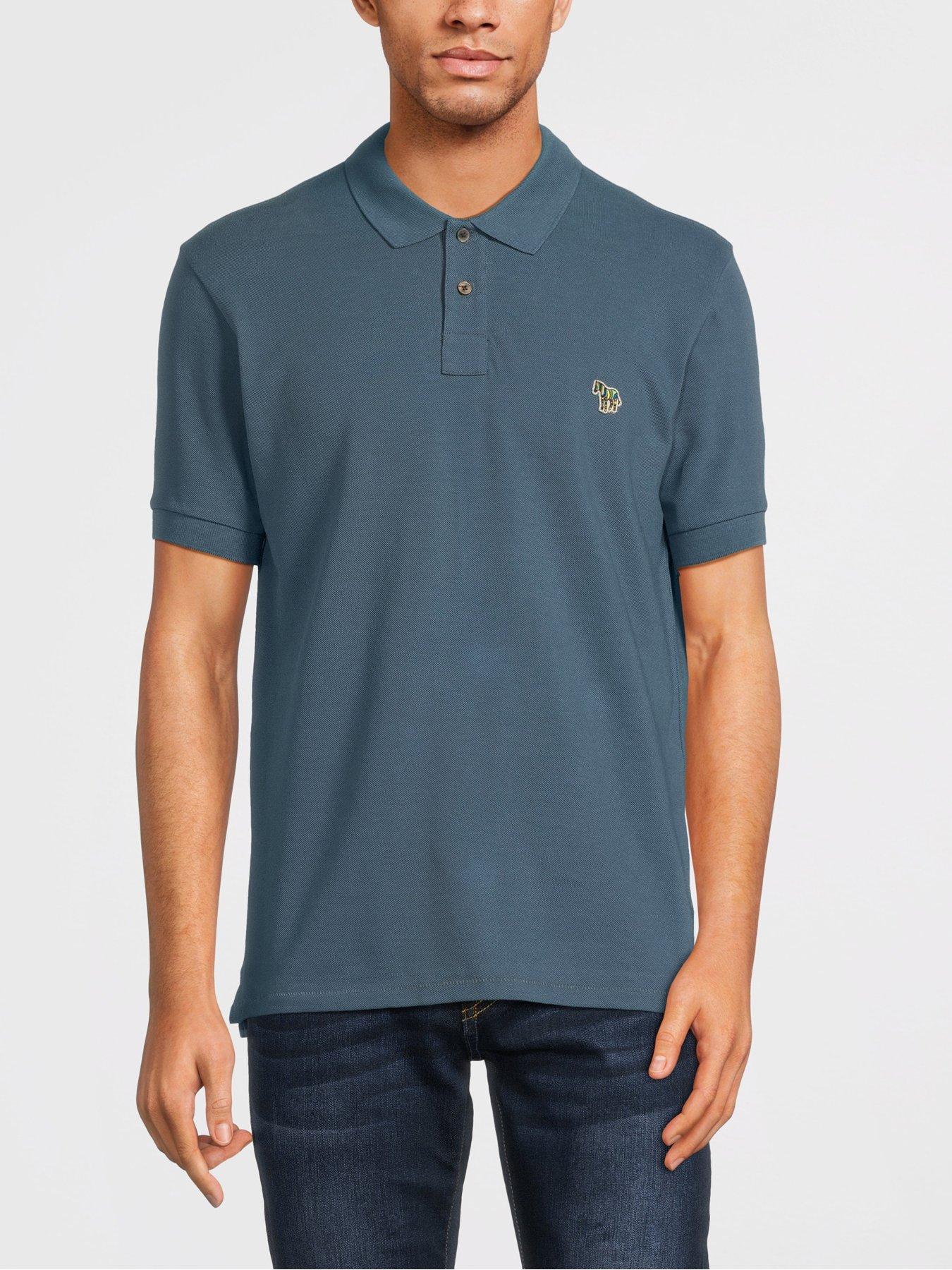 Ps Paul Smith Zebra Regular Fit Polo Shirt - Dark Blue