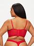  image of ann-summers-icon-non-pad-boned-corset-bustier-red