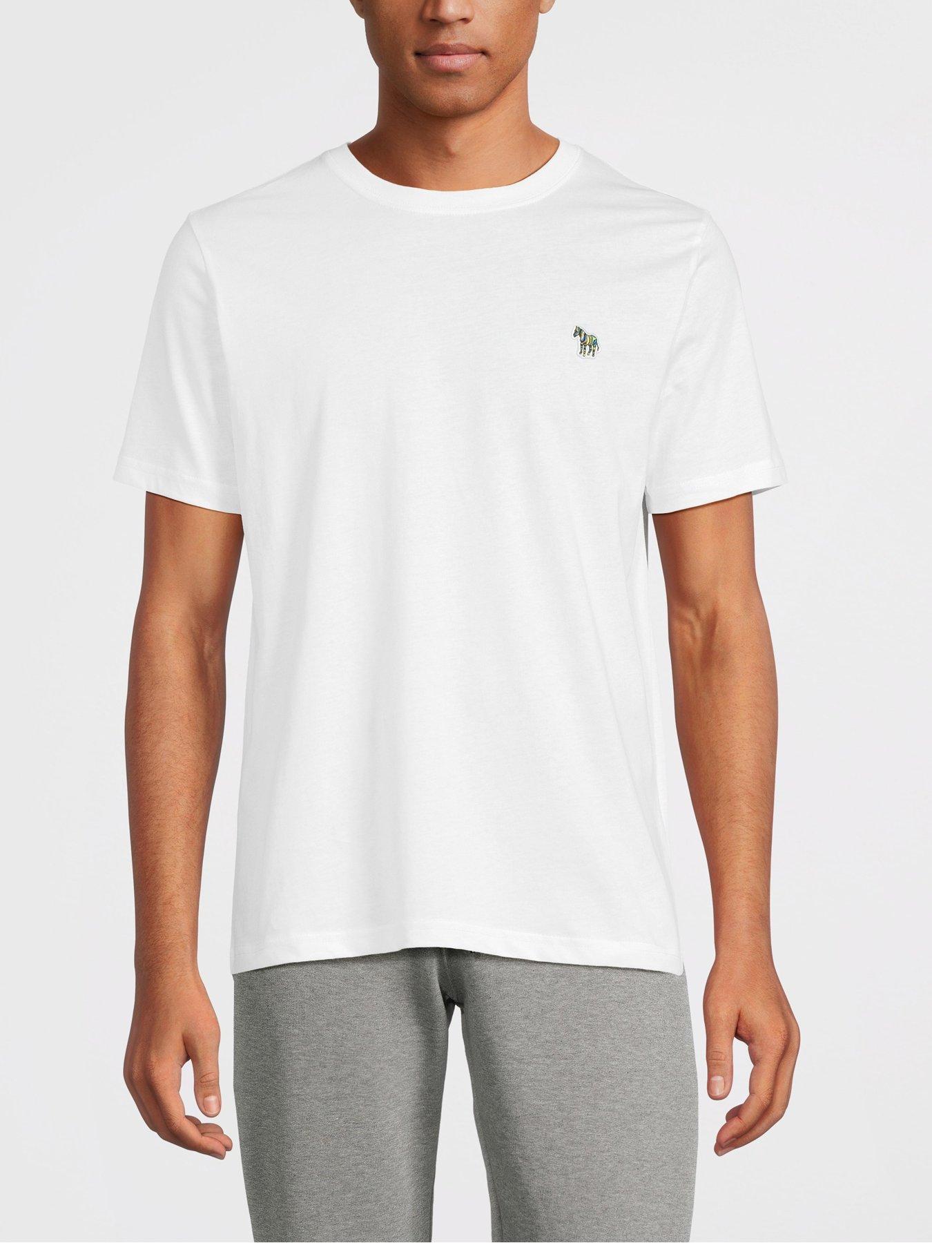 PS PAUL SMITH Zebra Regular Fit T-shirt - White