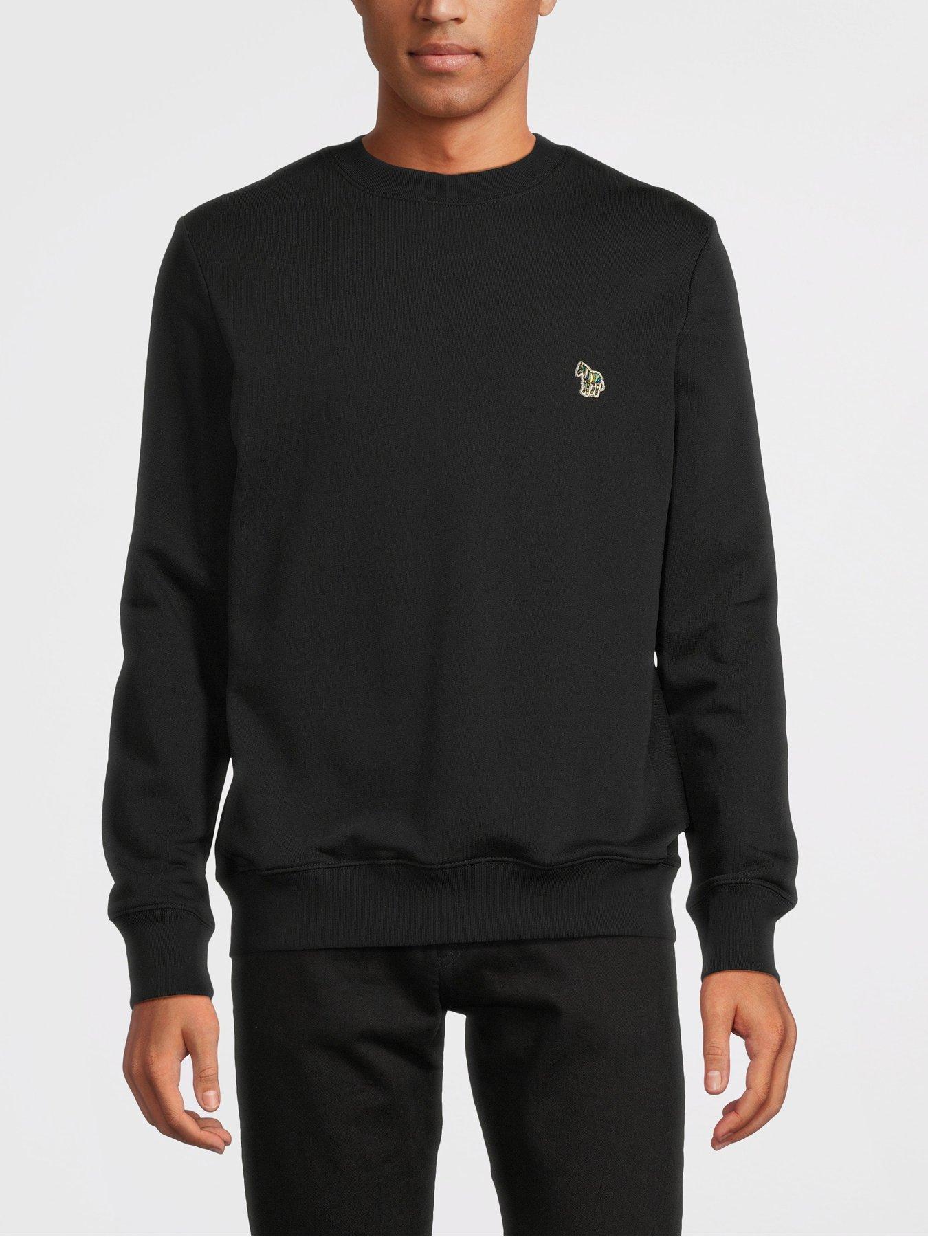 undefined Zebra Regular Fit Sweatshirt - Black