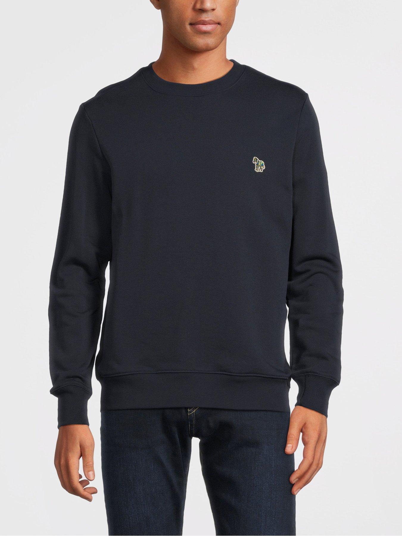 undefined Zebra Regular Fit Sweatshirt - Navy