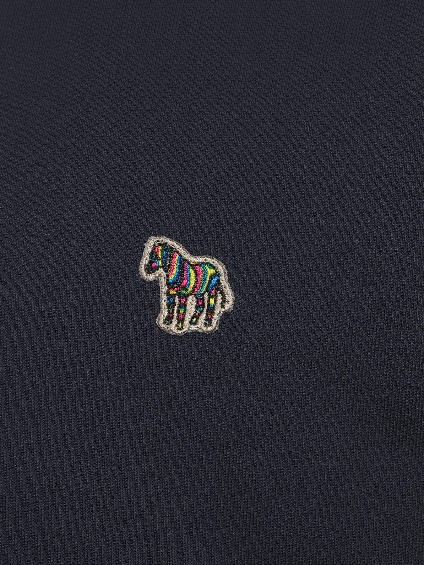 Image 5 of 5 of PS PAUL SMITH Zebra Regular Fit Sweatshirt -&nbsp;Navy